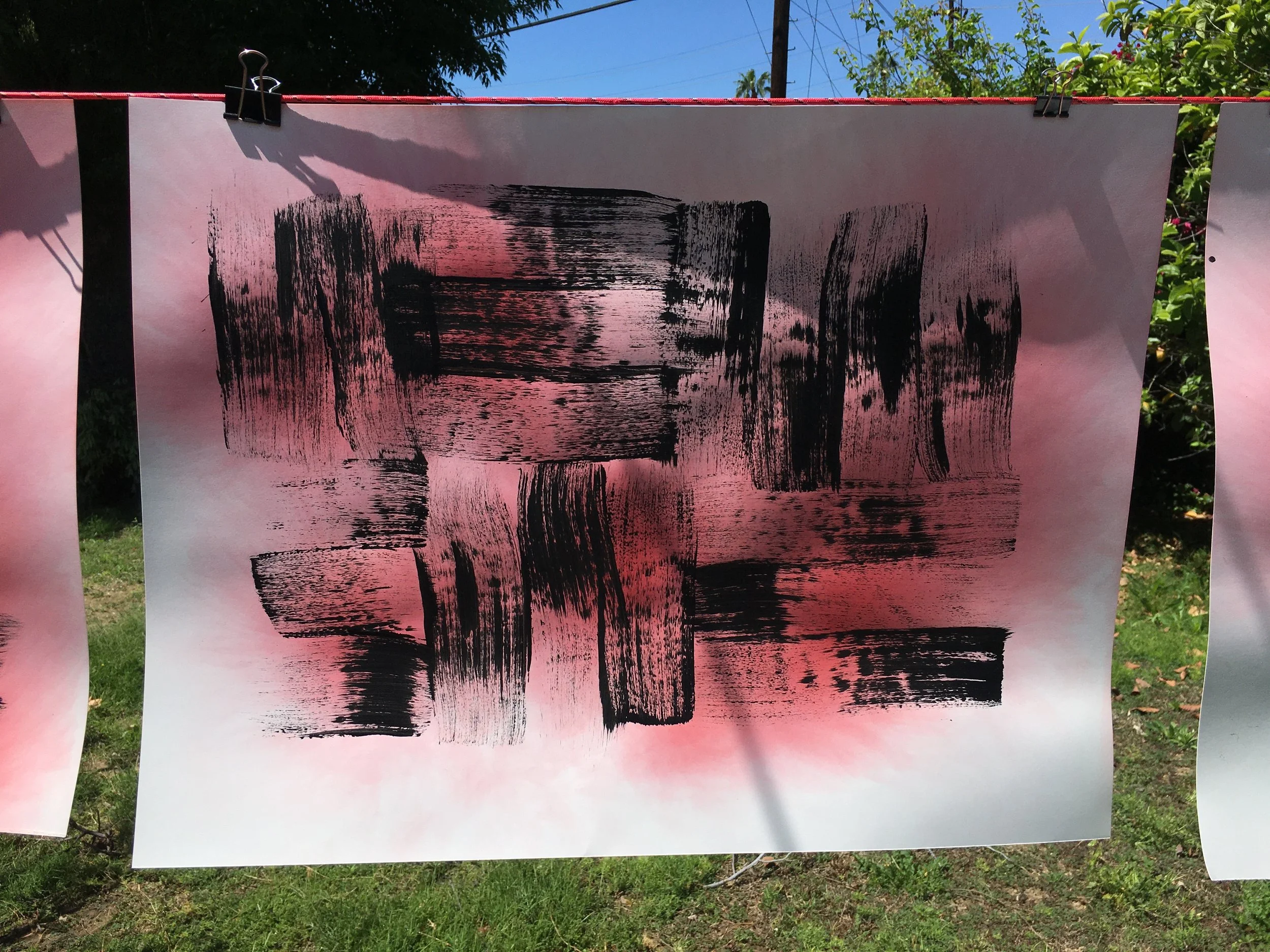 24in x 18in
raw pigment and ink on paper
