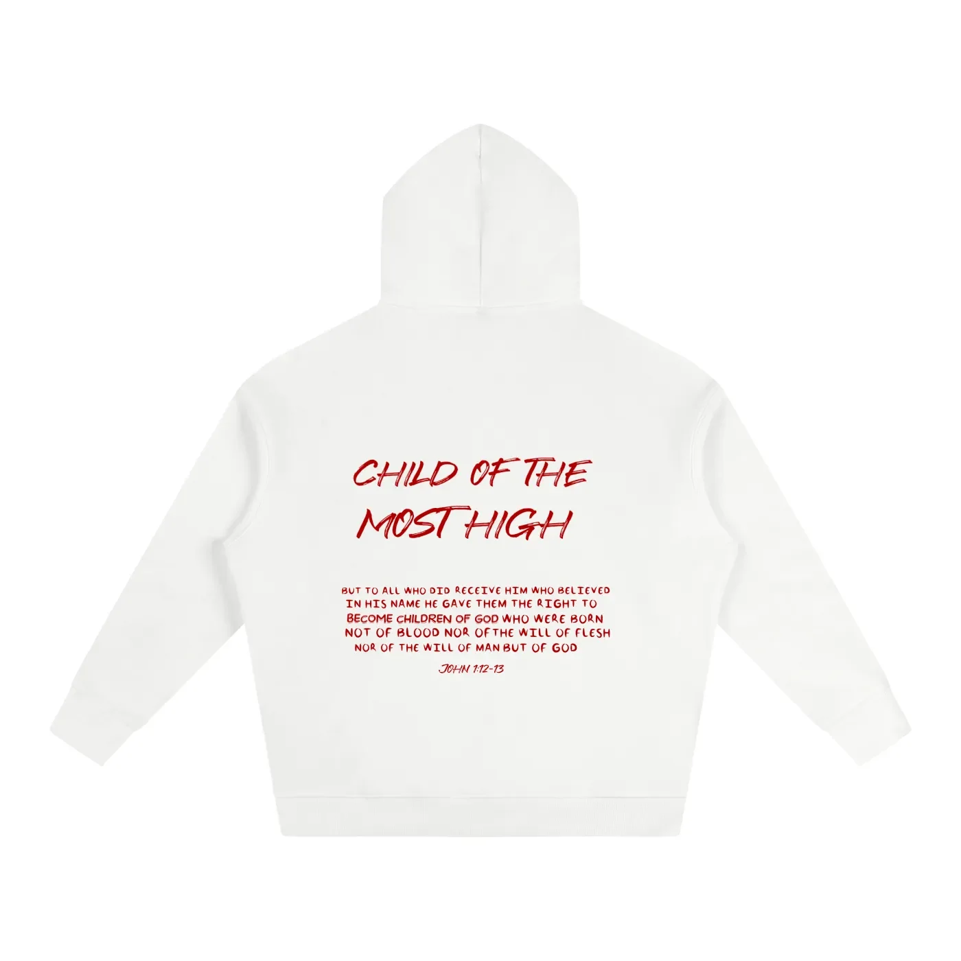 White CHILD OF GOD Hoodie