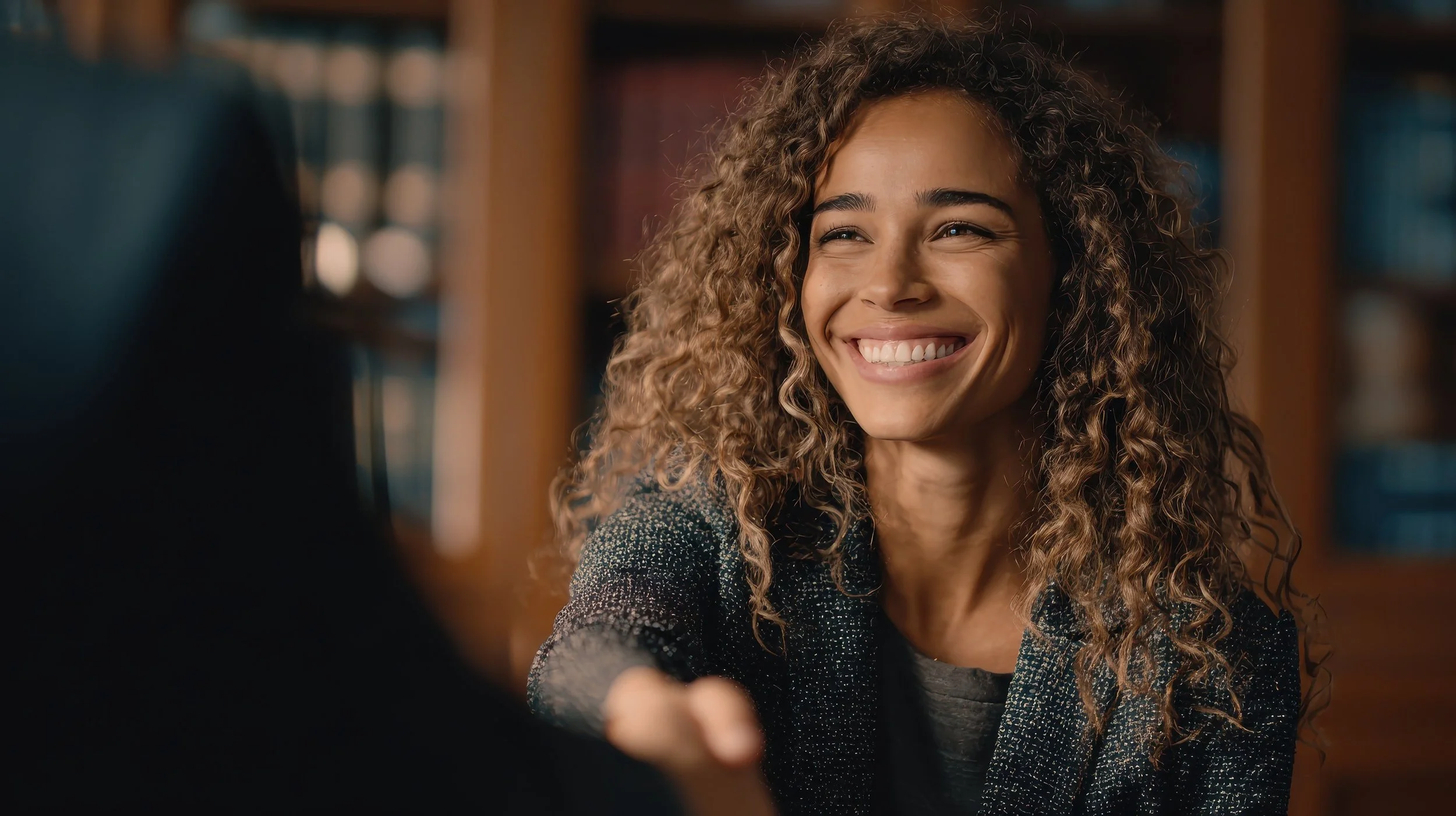 A BIPOC woman, former student-athlete now young professional in the workplace.