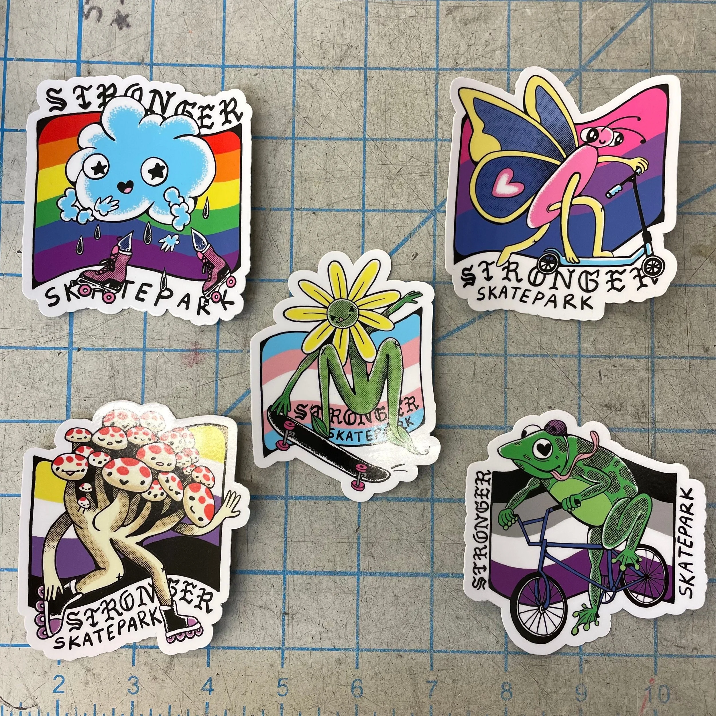 Stronger Pride Stickers!