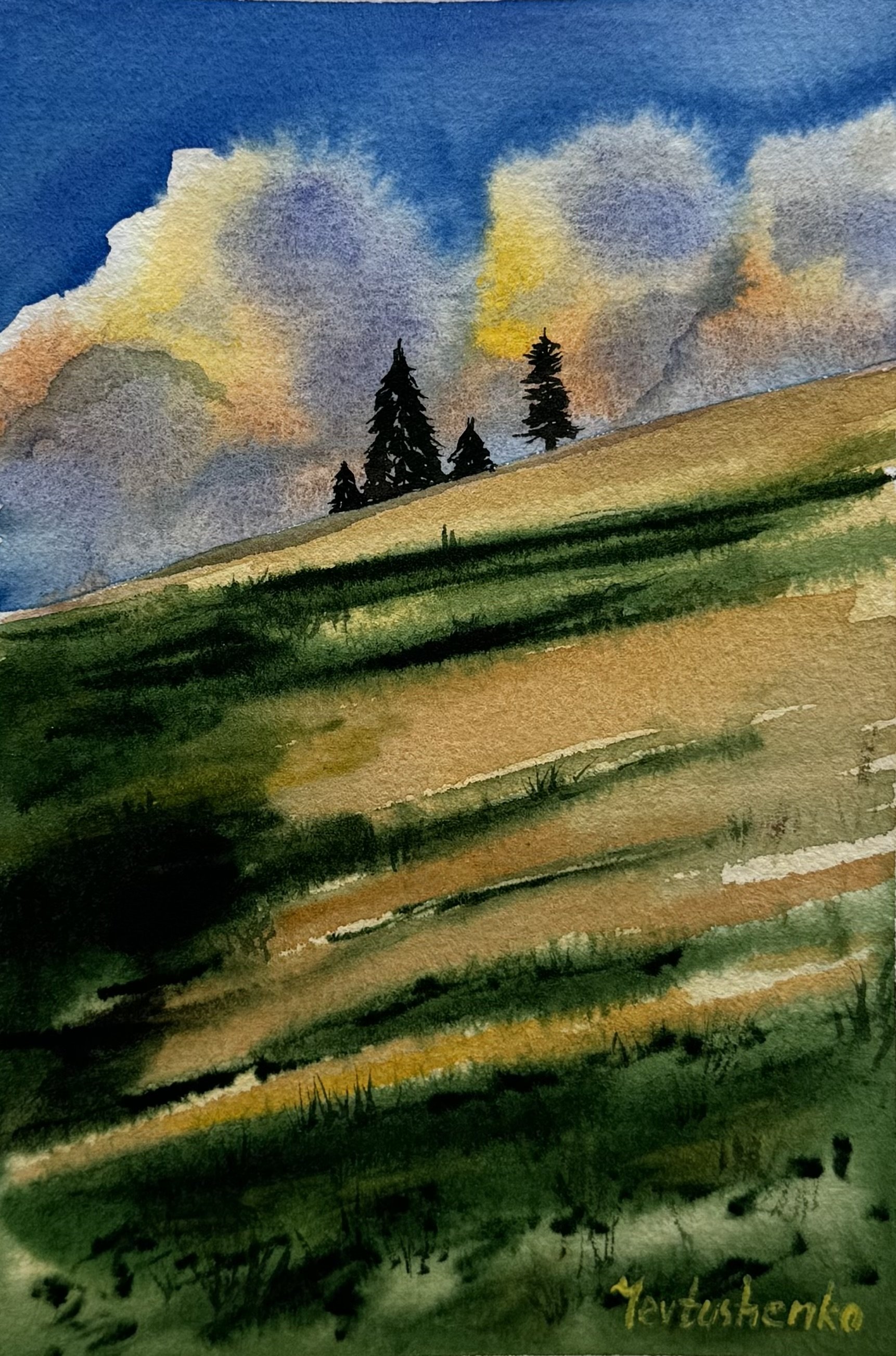 On the hill