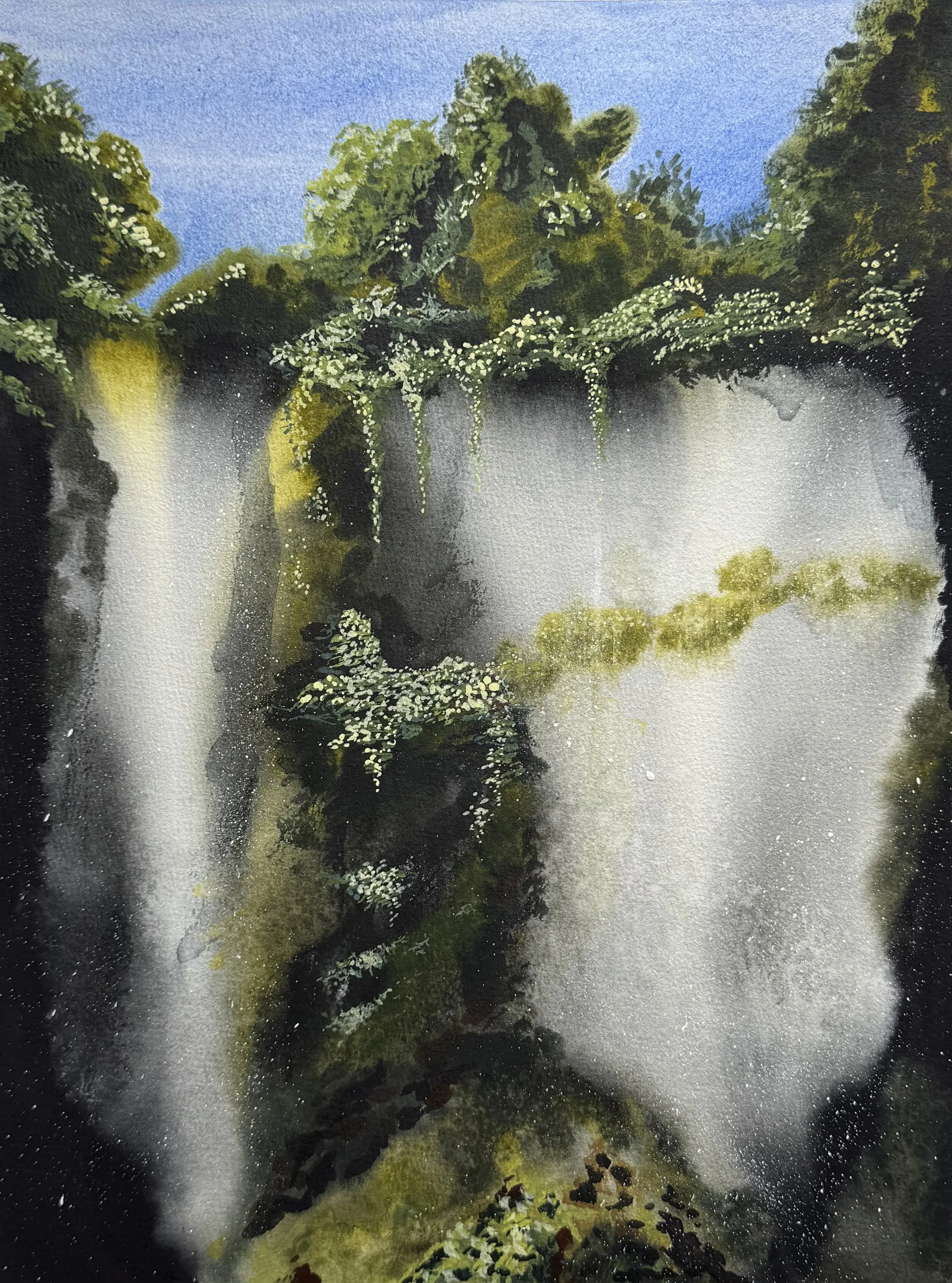 Tropical waterfall