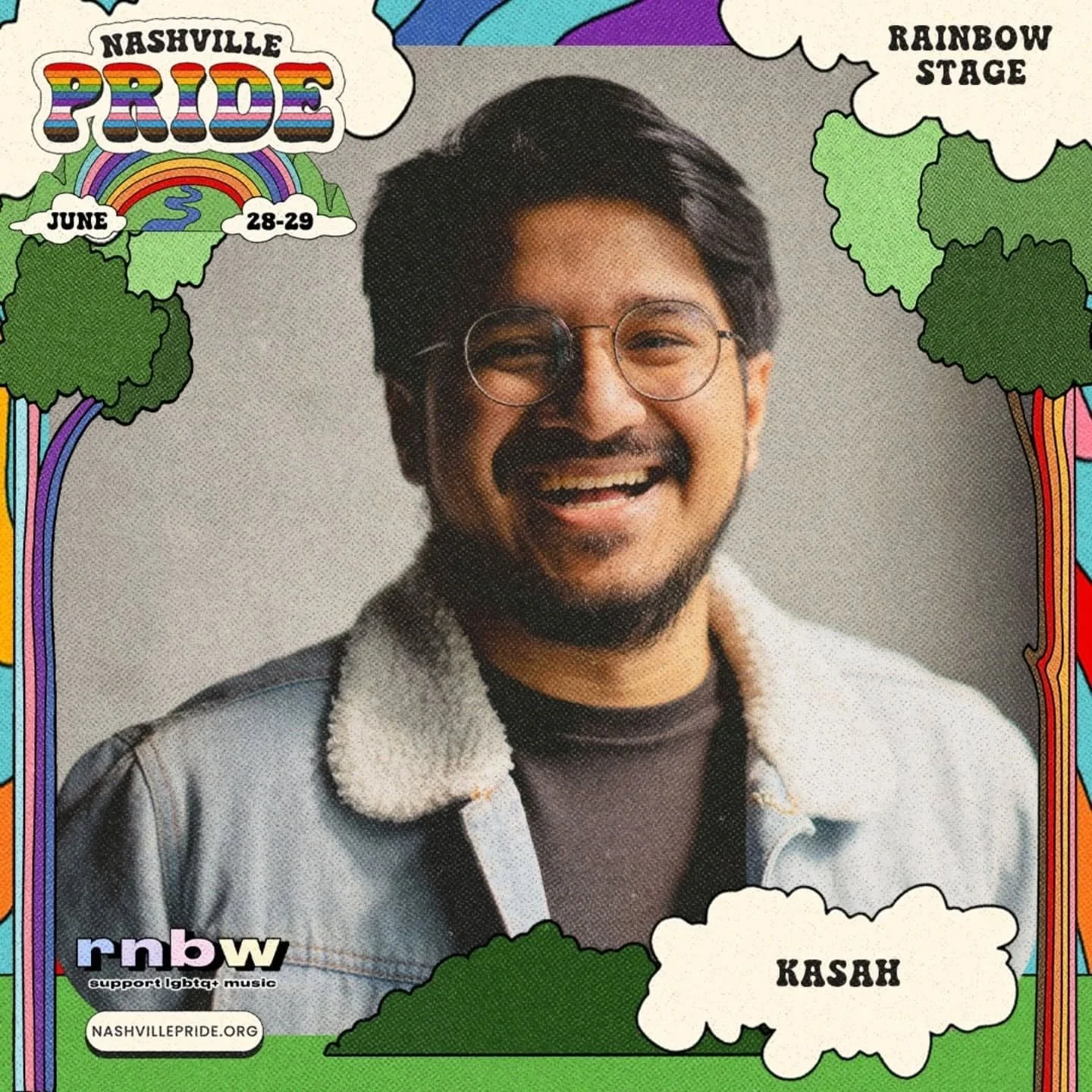 I'M PLAYING NASHVILLE PRIDE!!! 🌈🌈🌈

I'm absolutely floored, honored, and speechless - this means the world to me. It's the first time I'll be playing in a festival-style lineup, and it couldn't have been more meaningful! 

Incredibly, incredibly g