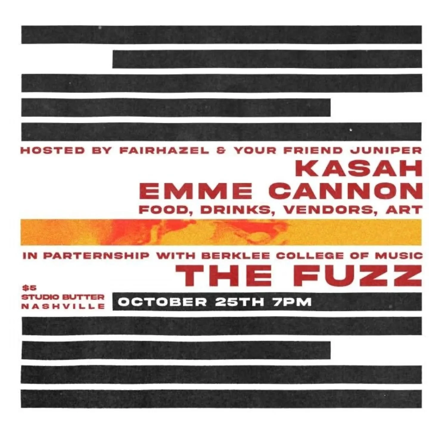 Come enjoy a wonderful fall Friday at @wearethefuzz with @fairhazel_, @yourfriendjuniper_, @emmecannon, and me! ✨

Tickets are only $5, so please RSVP at the link in my bio or DM me for the addres! There will be many lovely vendors at the event as we