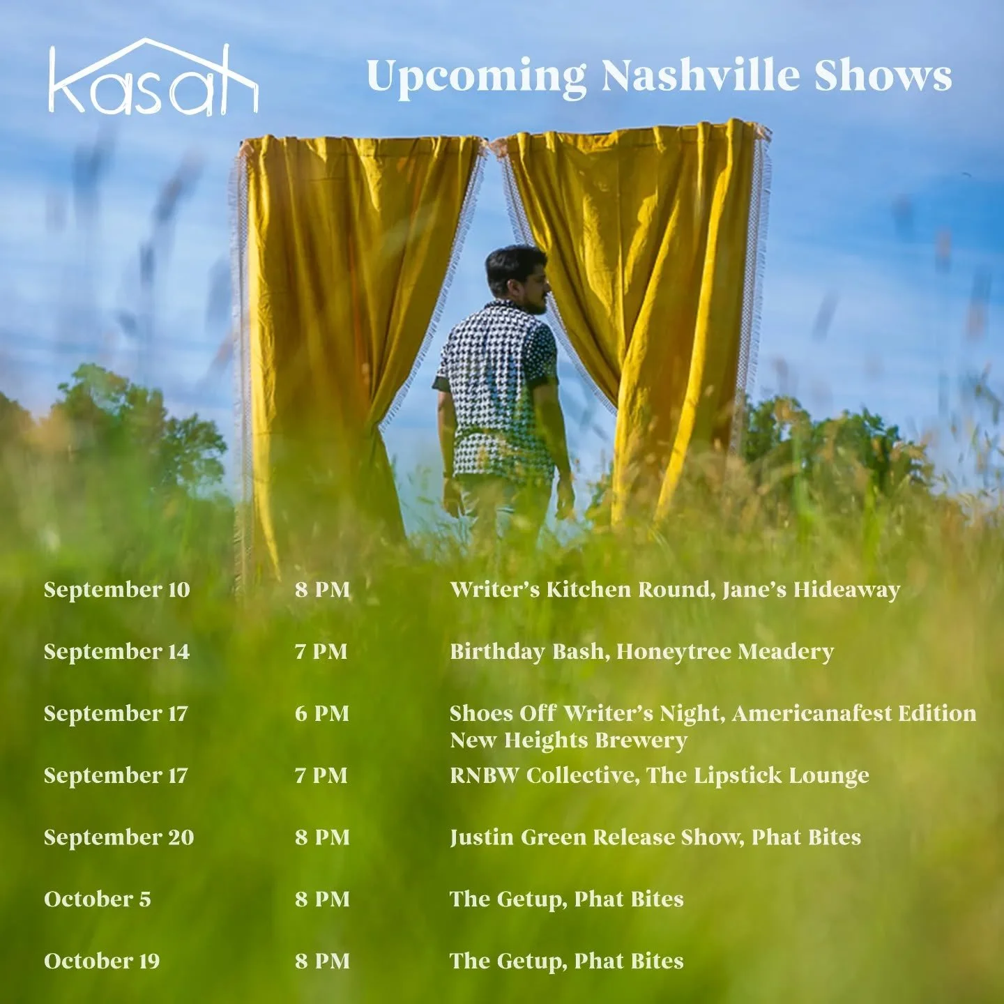 Come hang out with me these next few weeks! 💚
Incredibly excited to play these rounds and shows coming up!