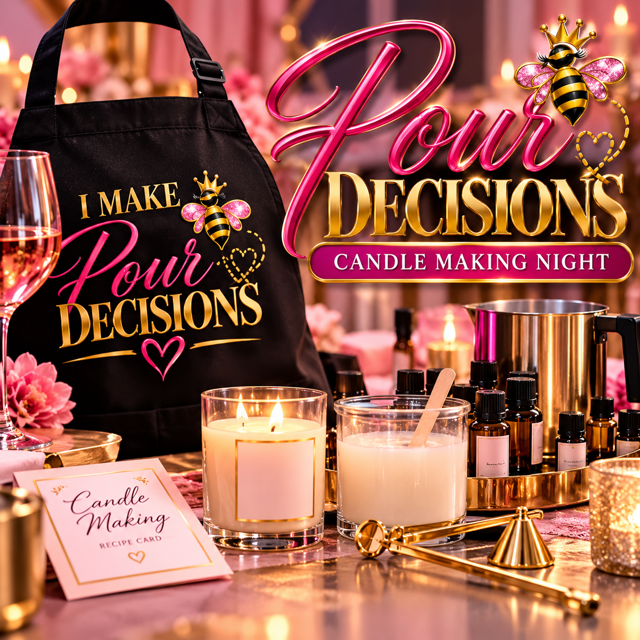 Pour Decisions: Candle Making Night 🕯️