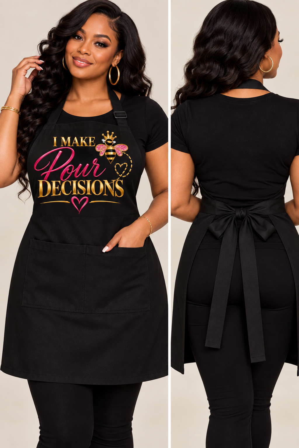 I Make Pour Decisions Apron Showcase.png