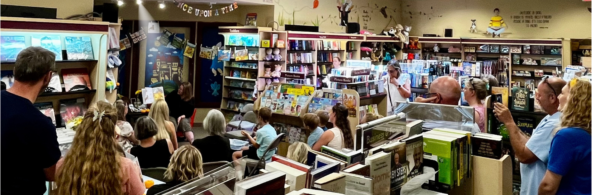 Emily Mizen book launch author event at Herringbone Bookstore, Redmond Oregon