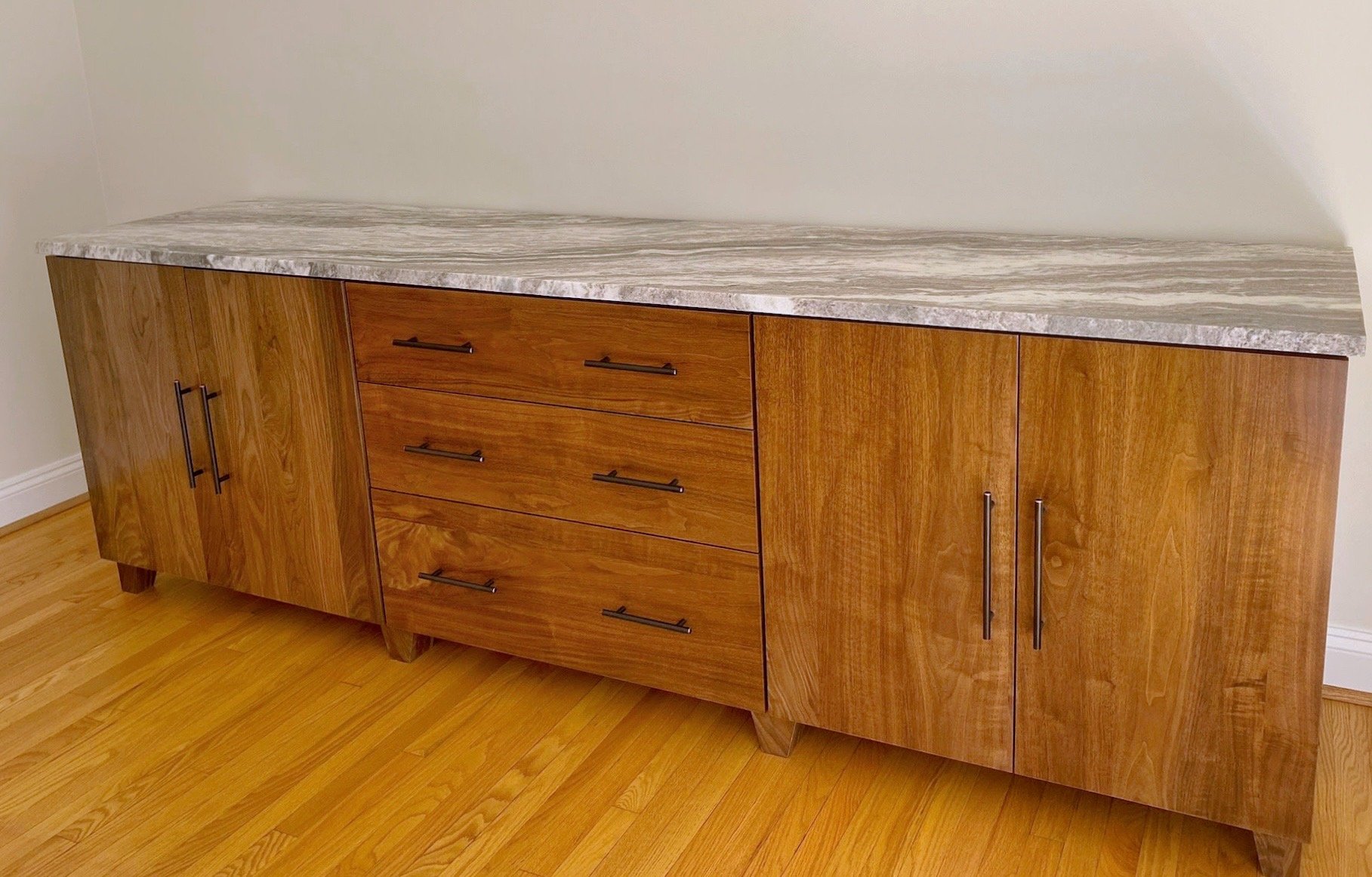 Custom credenza with drawers