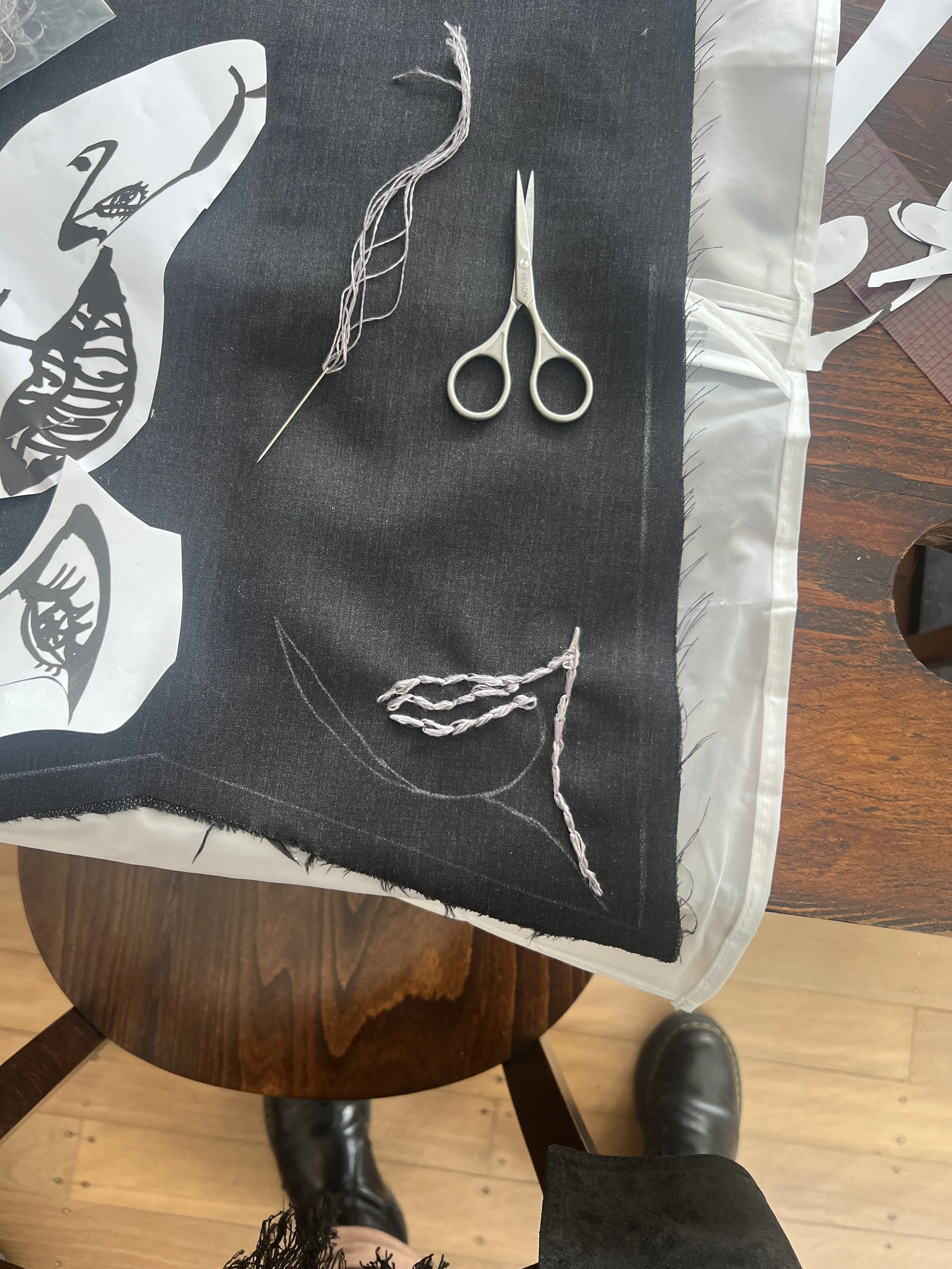 Embroidery Process