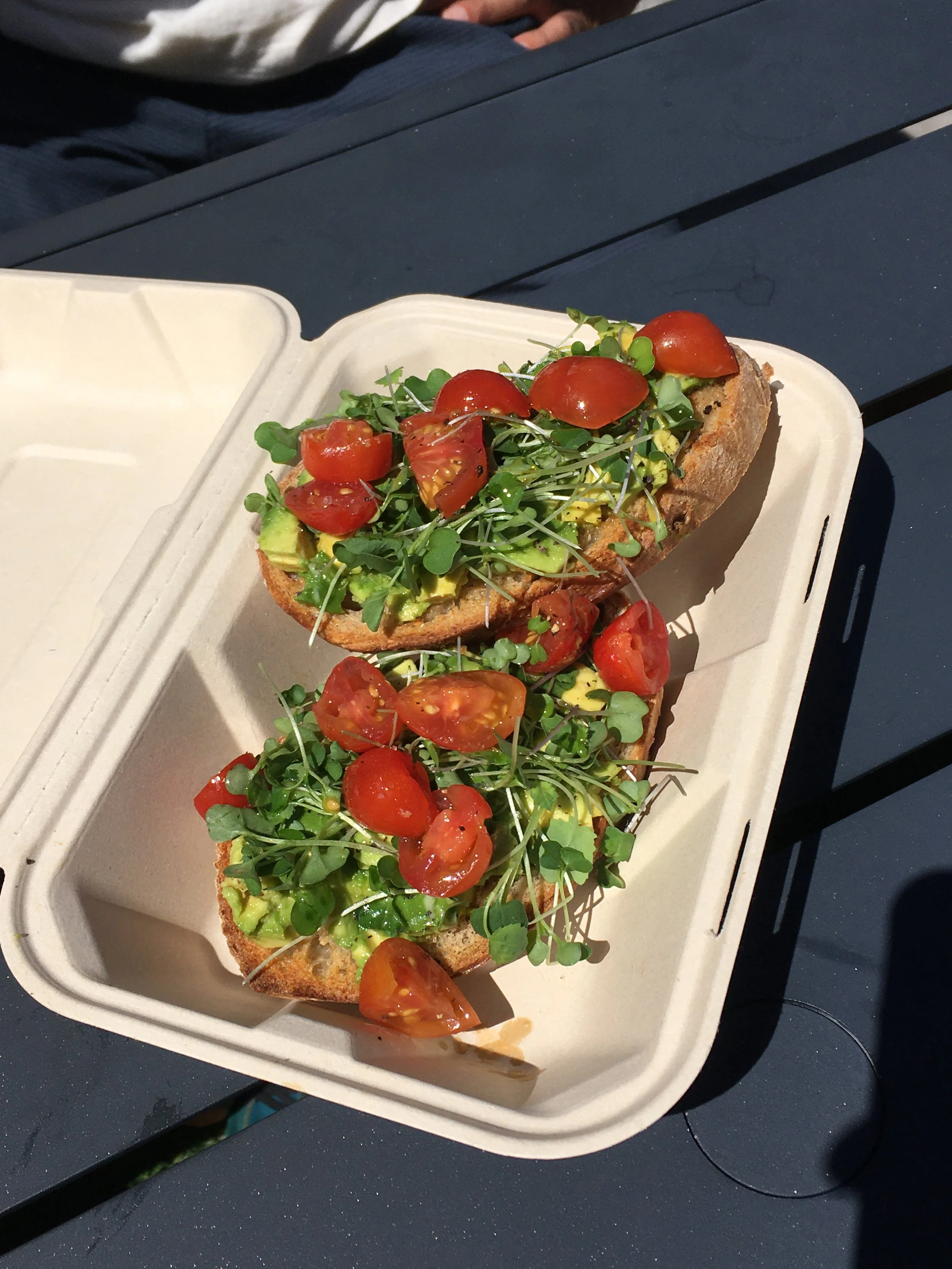 SLOWBIRD MATCHA serves the best organic avocado toast in cayucos, ca.