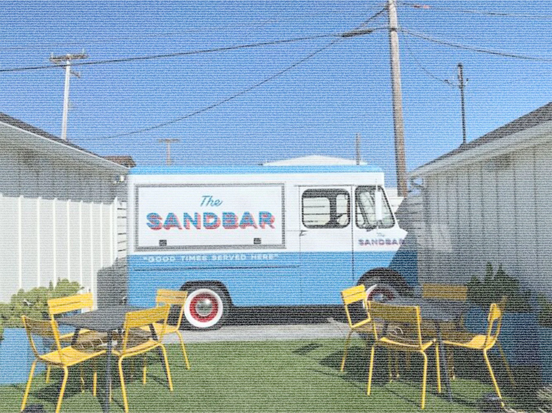 slowbird matcha and coffee shop operates out of the sandbar food truck at the pacific motel in cayucos, ca