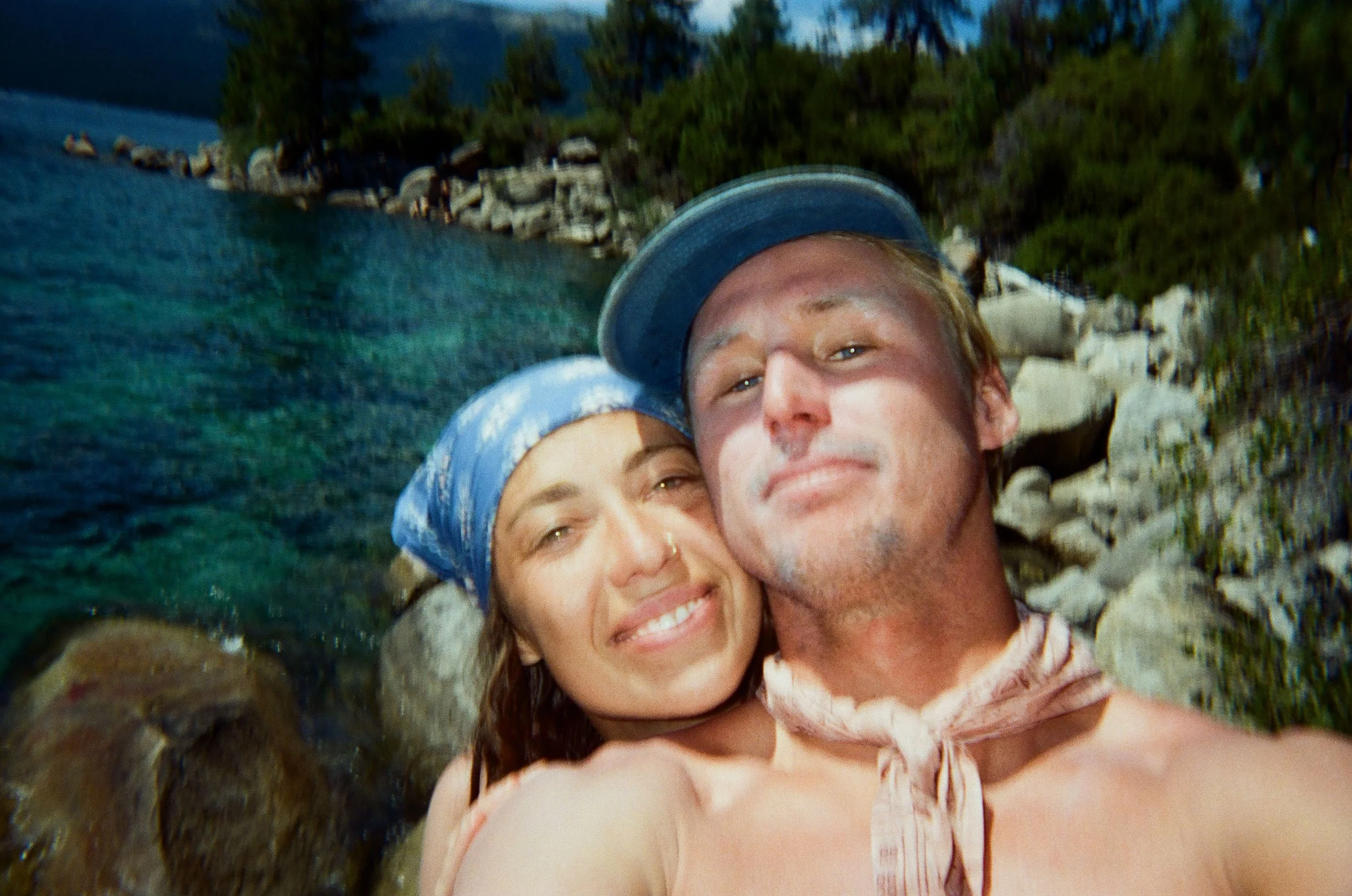 owners of slowbird matcha and coffee shop in cayucos, ca - kev and kira.