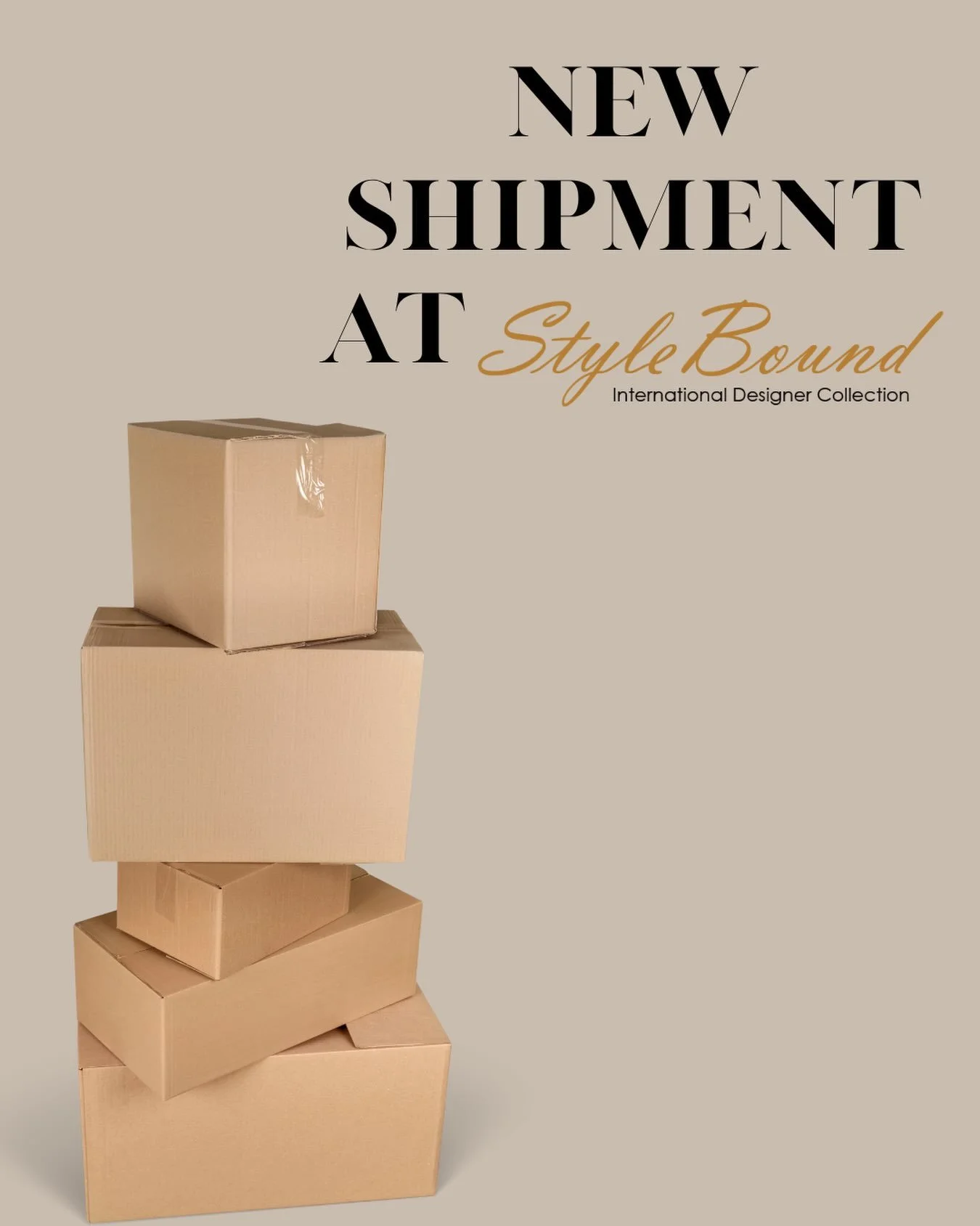 NEW SHIPMENT AT STYLEBOUND!

Our latest collection is here! 🤍

For viewing &amp; fittings, call 072 528 4268

#Stylebound #NewArrivals