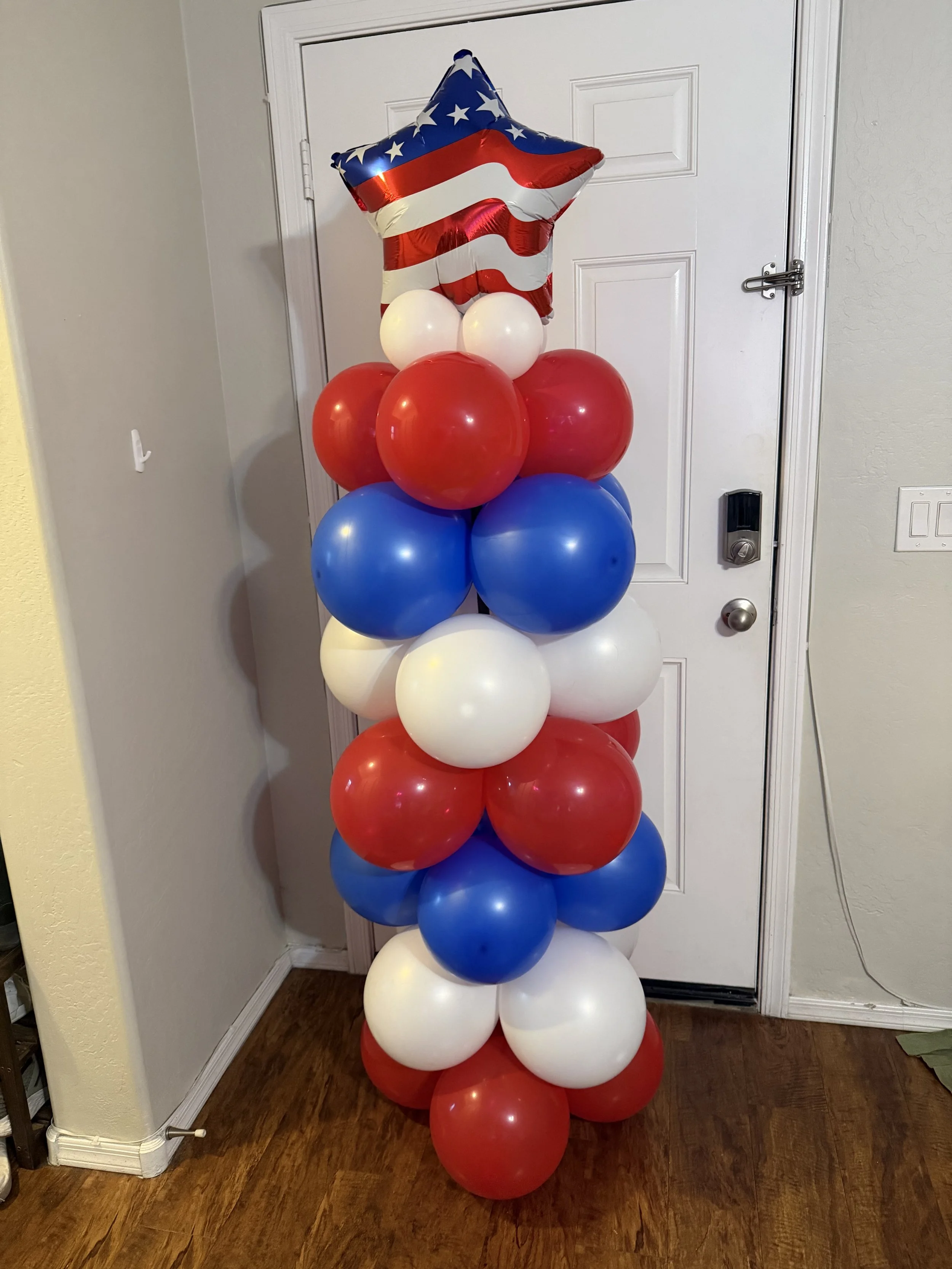 Stand alone balloon Column