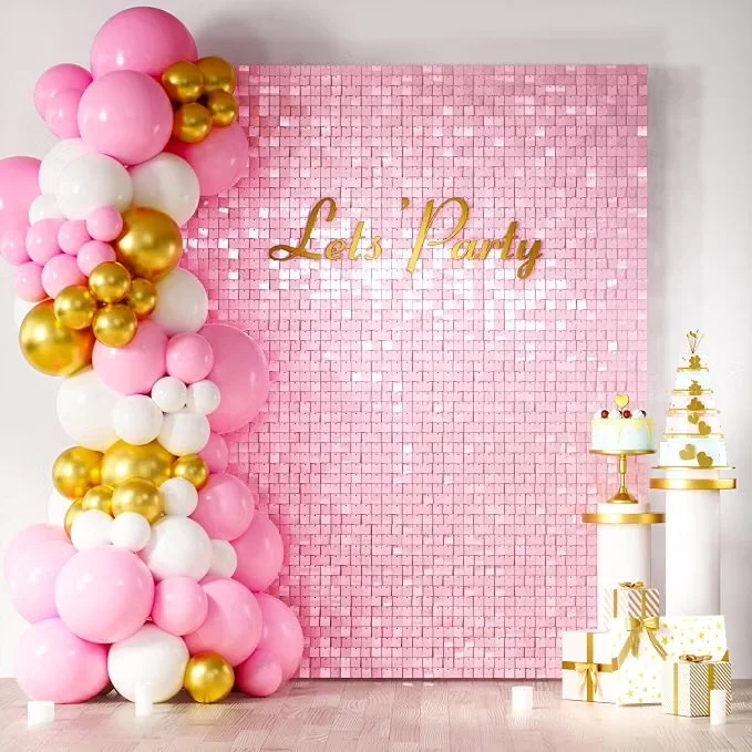 Shimmer Walls & Balloon Garland