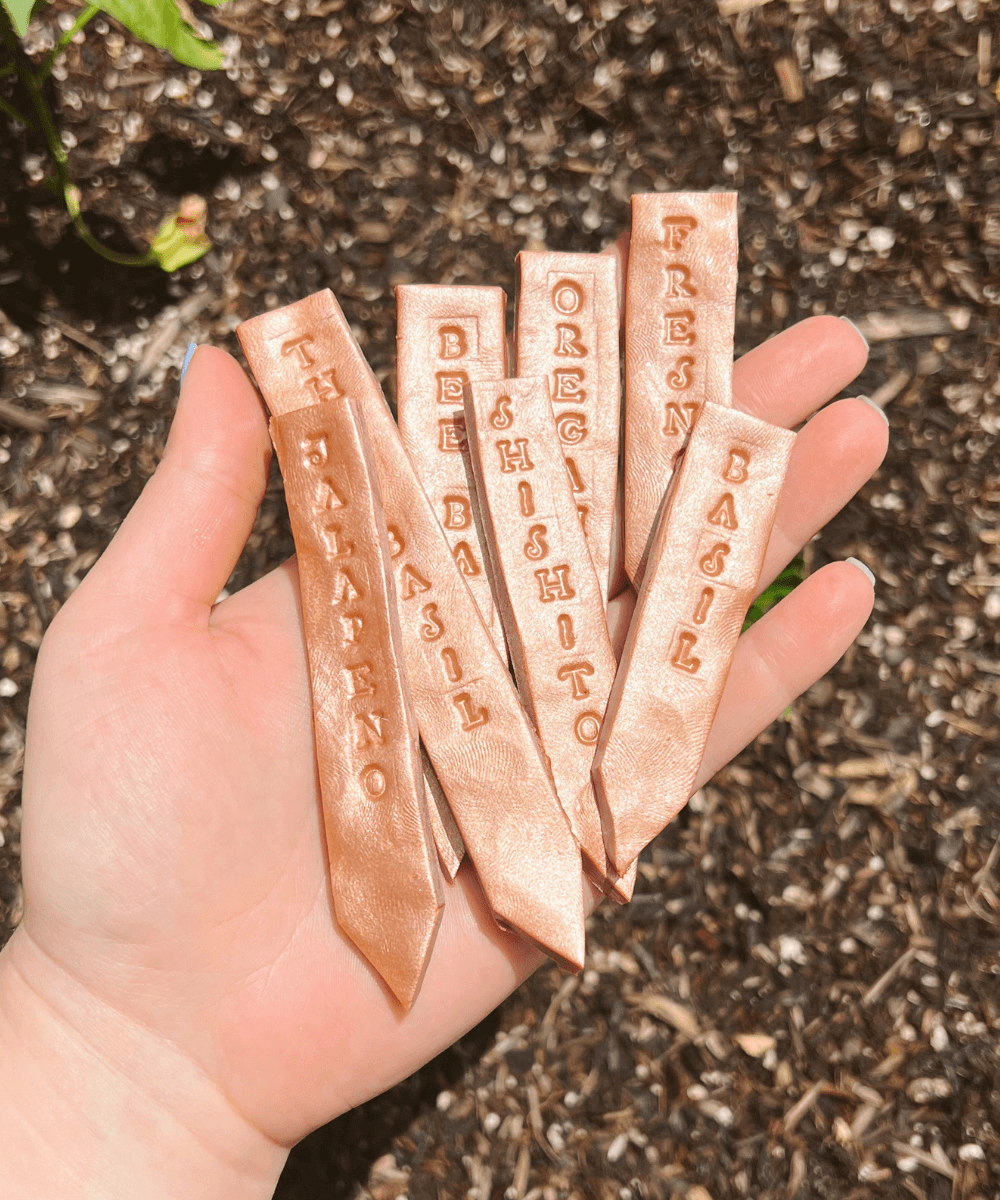 DIY Clay Garden Tags