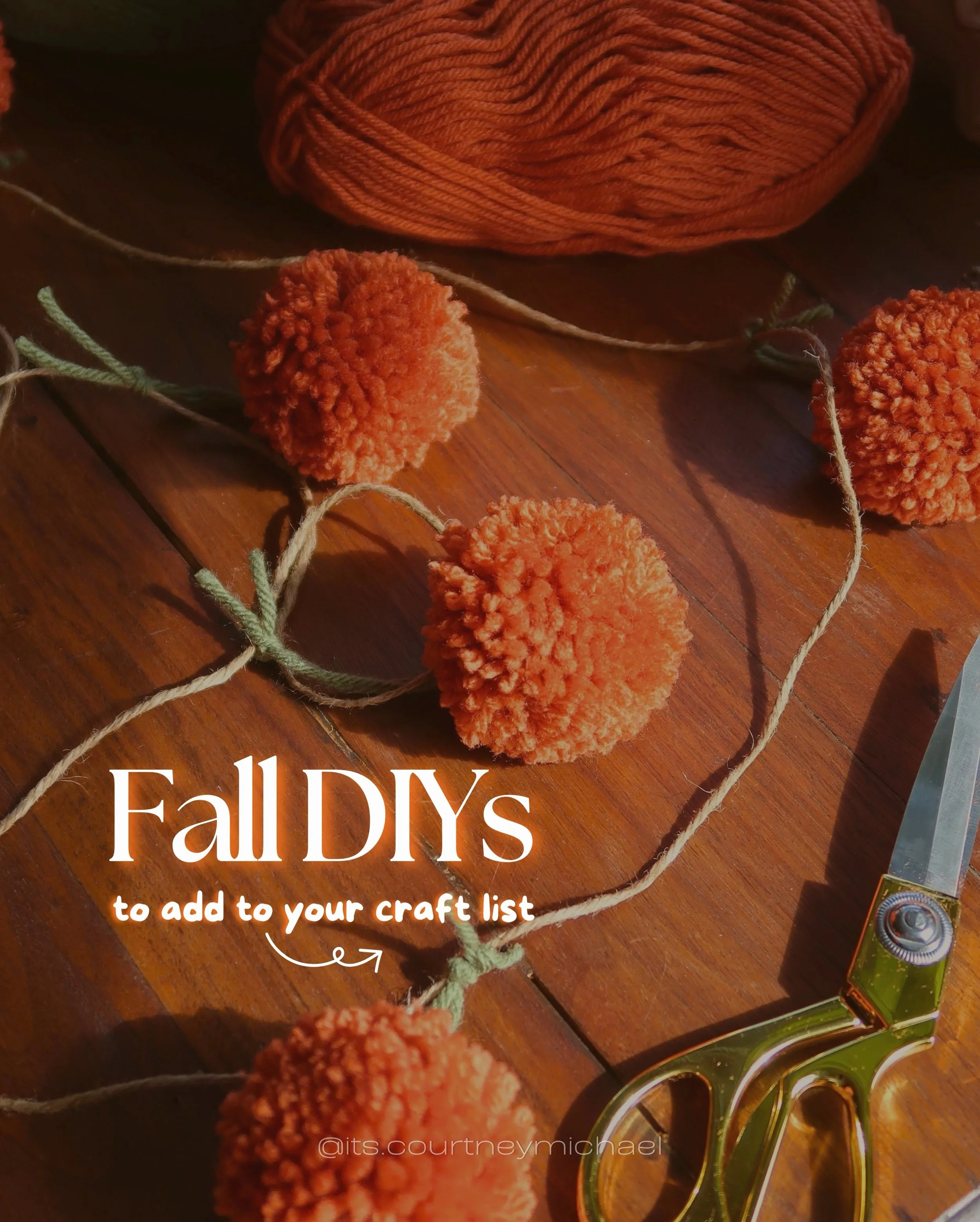 If you want to make cute fall + Halloween crafts but don&rsquo;t know where to start, this one&rsquo;s for you!! 🎃✂️🧶🍂 

Here&rsquo;s a little roundup of my favorite DIYs for the season that I&rsquo;ve made over the years! There&rsquo;s a note in 