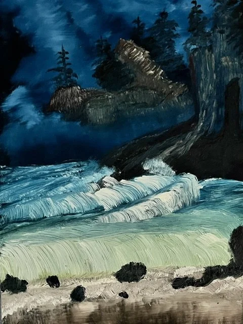 Serene Landscape Oil Painting - 16 x 24