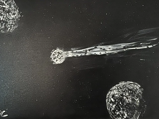 The Comet Canvas Print