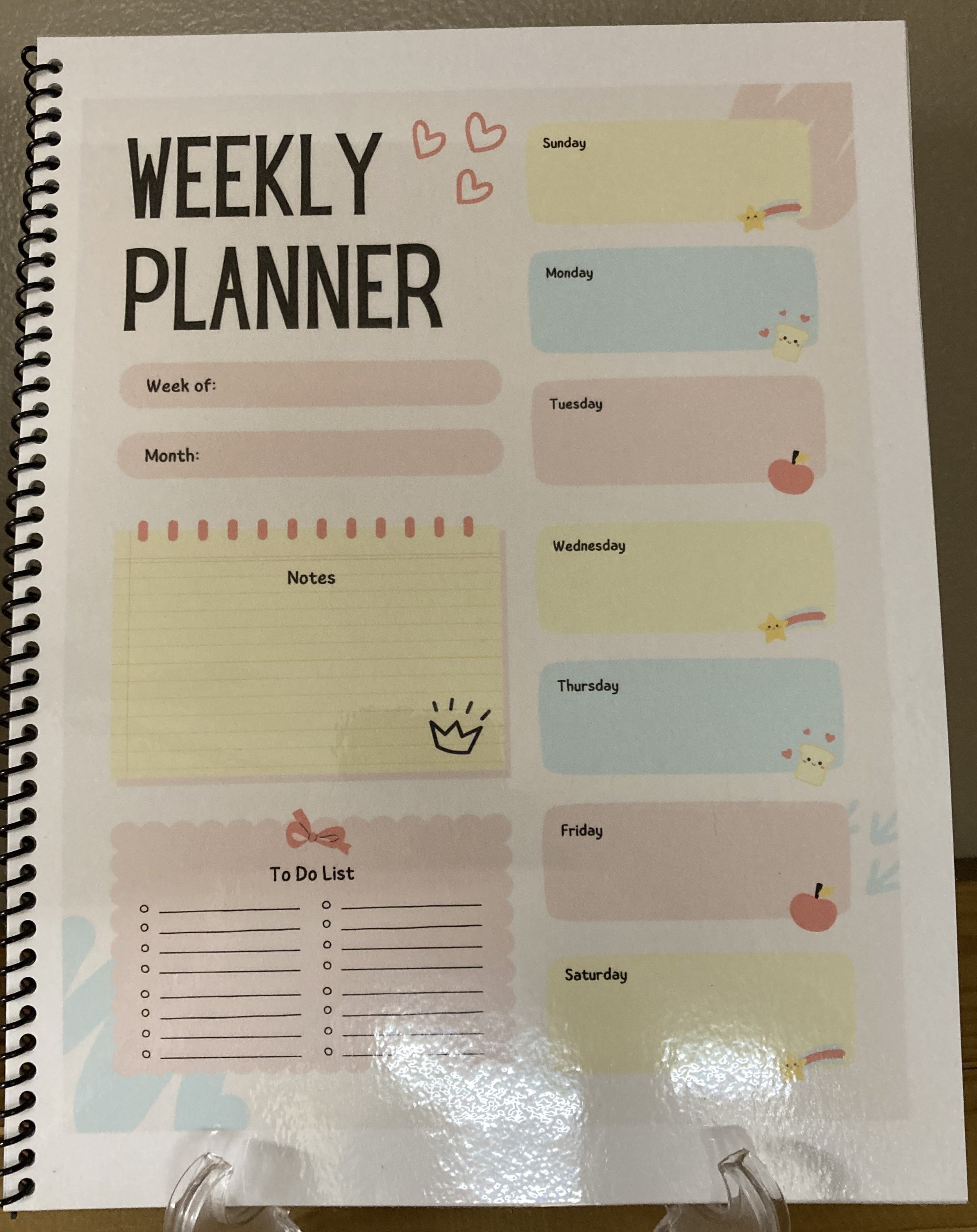 Weekly Planners