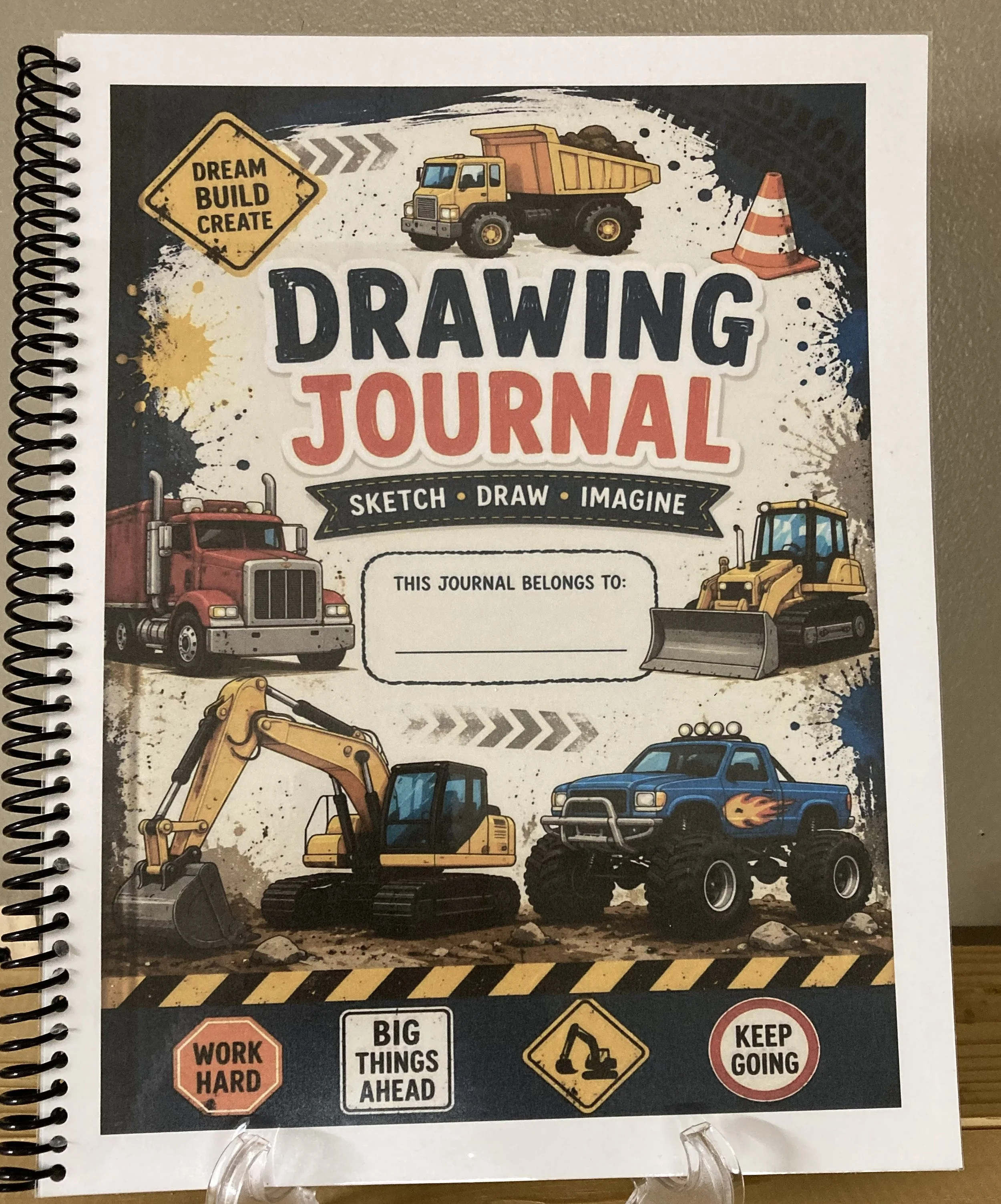 Boys drawing Journal