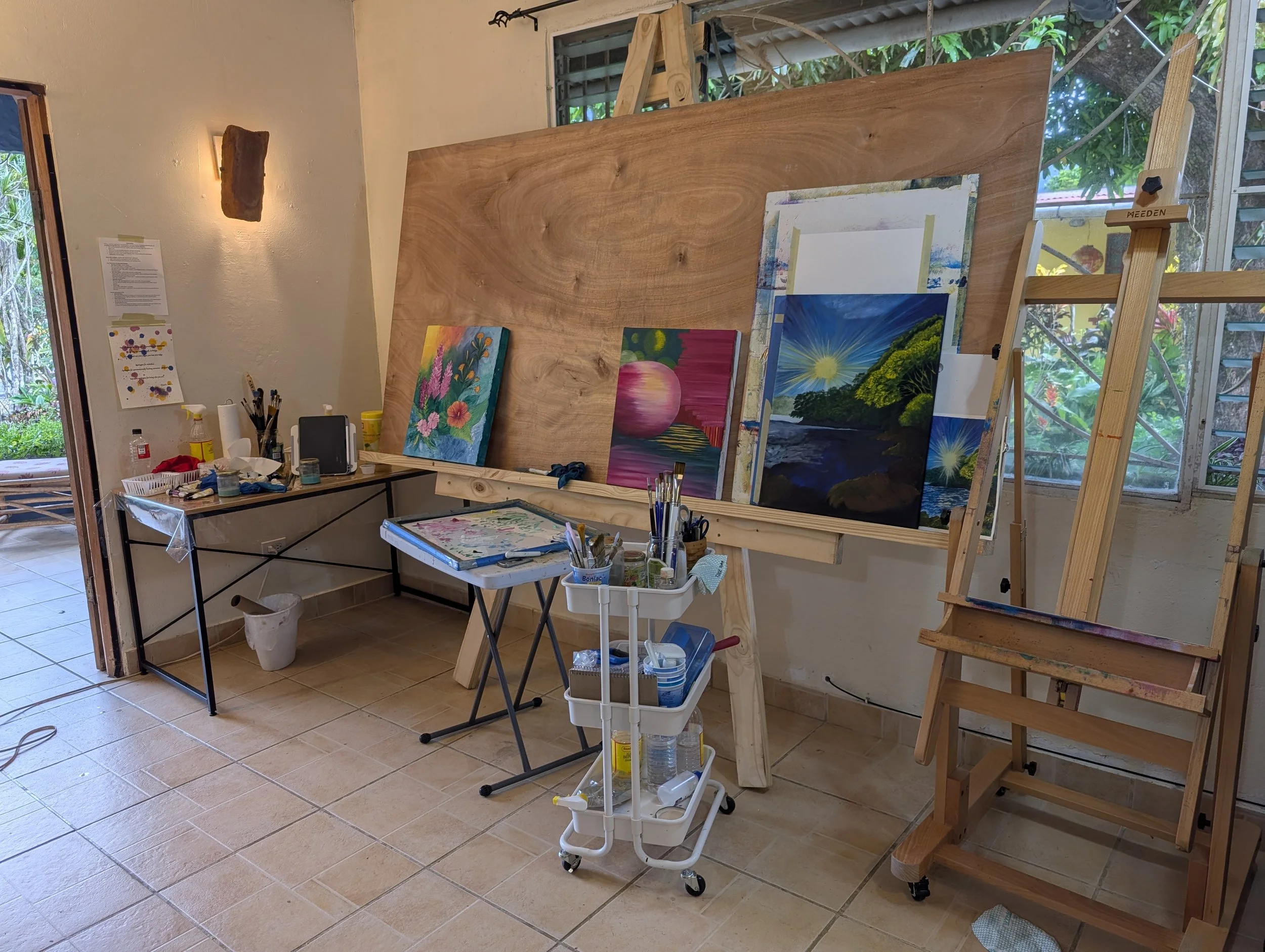 Inside My Panama Art Studio