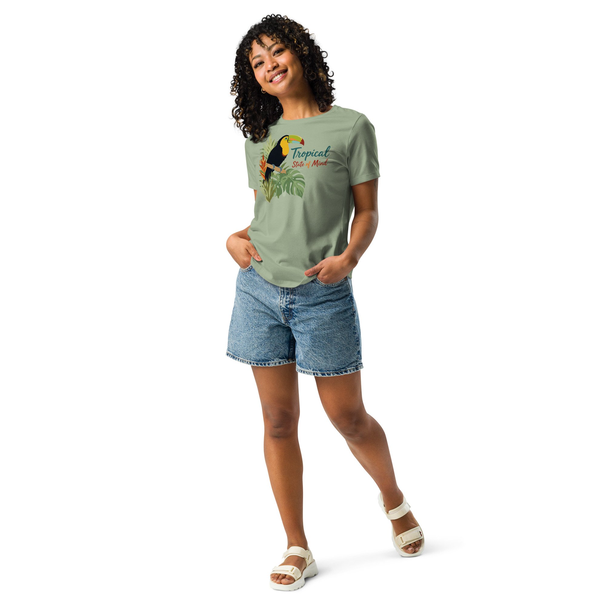 Tropical State of Mind Women's Relaxed T-Shirt