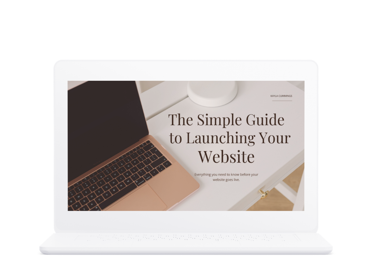 *Free* The Simple Guide to Launching Your Website
