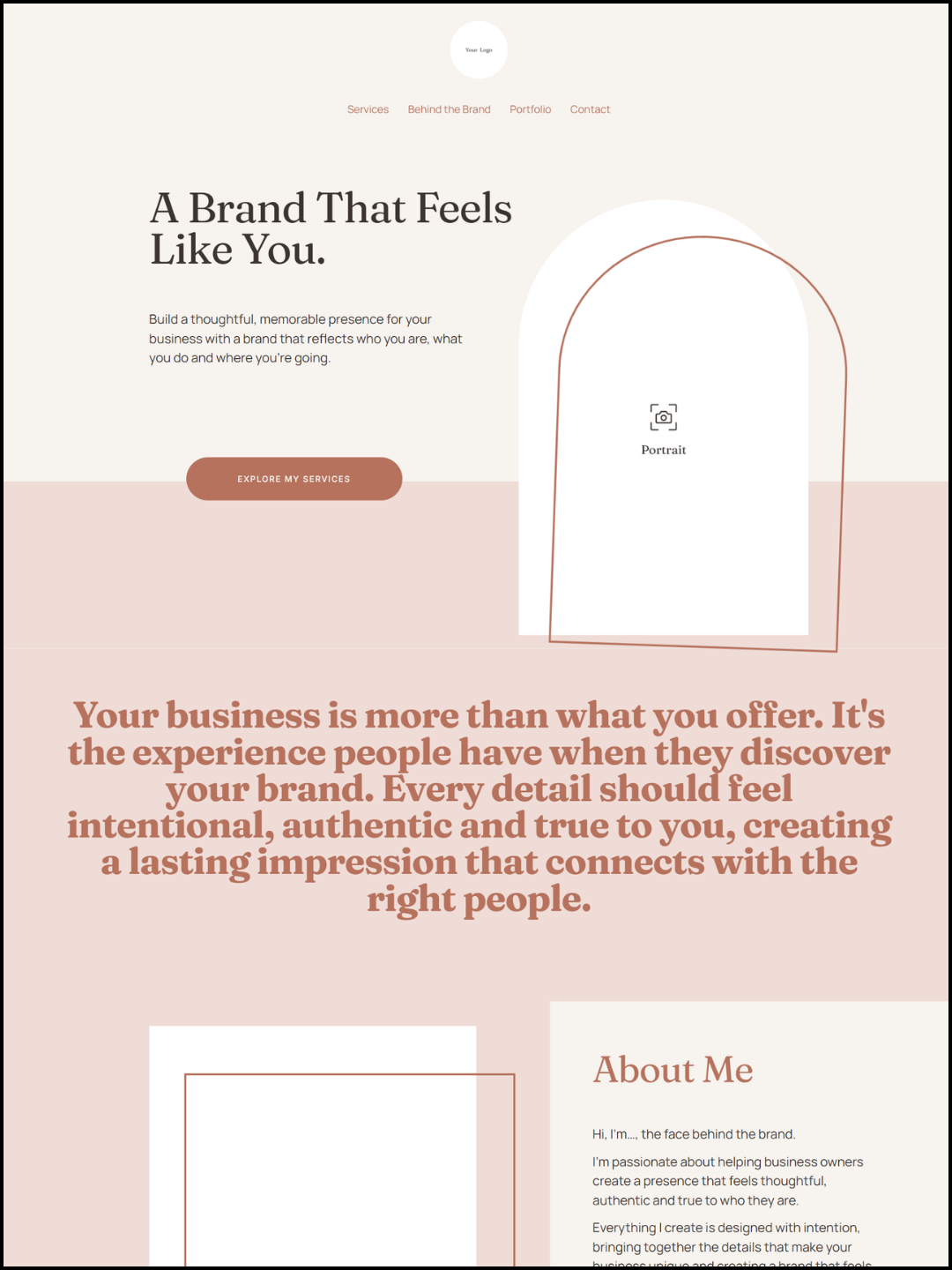 Bloom-  Squarespace Website Template