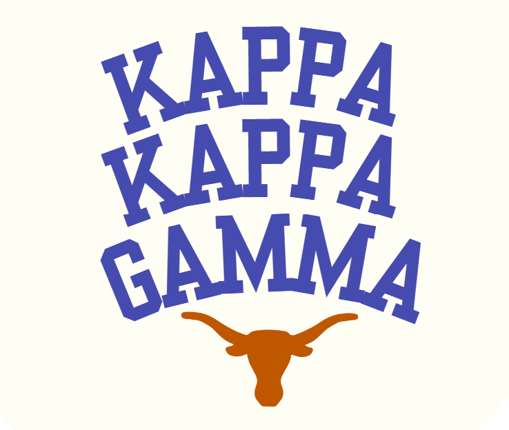 varsity style sorority pin
