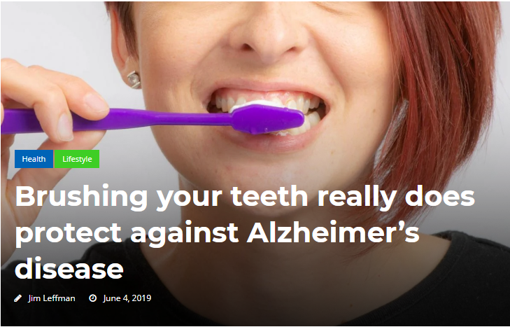 Brushing your teeth really does protect against Alzheimer's disease