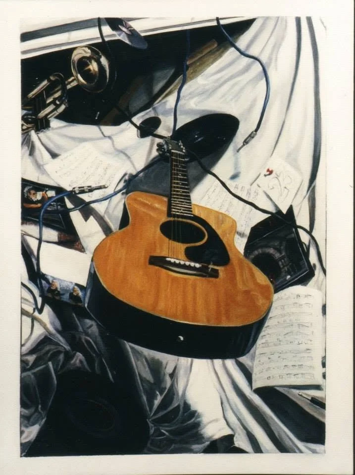 Moving Pictures, Oil on Canvas, 32 x 48, 1998