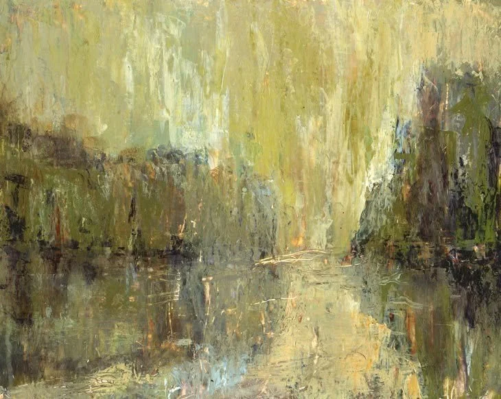 Landscape, Acrylic on Masonite, 6" x 10" , 2007