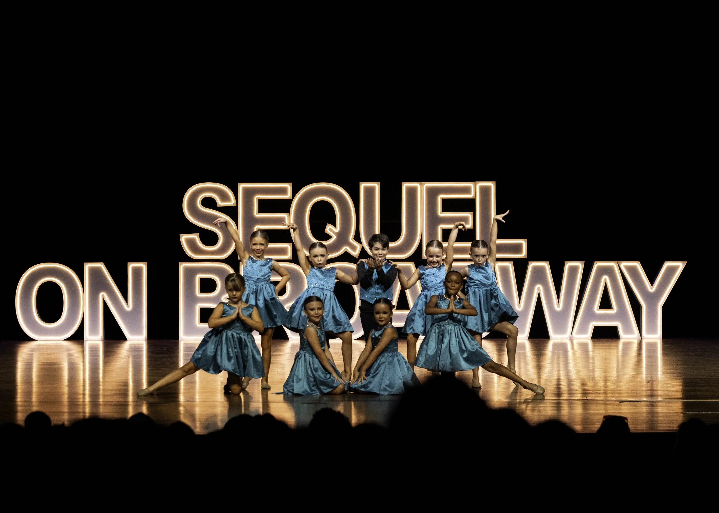 Group dance number performed by Sequel Dance Complex students at their annual recital