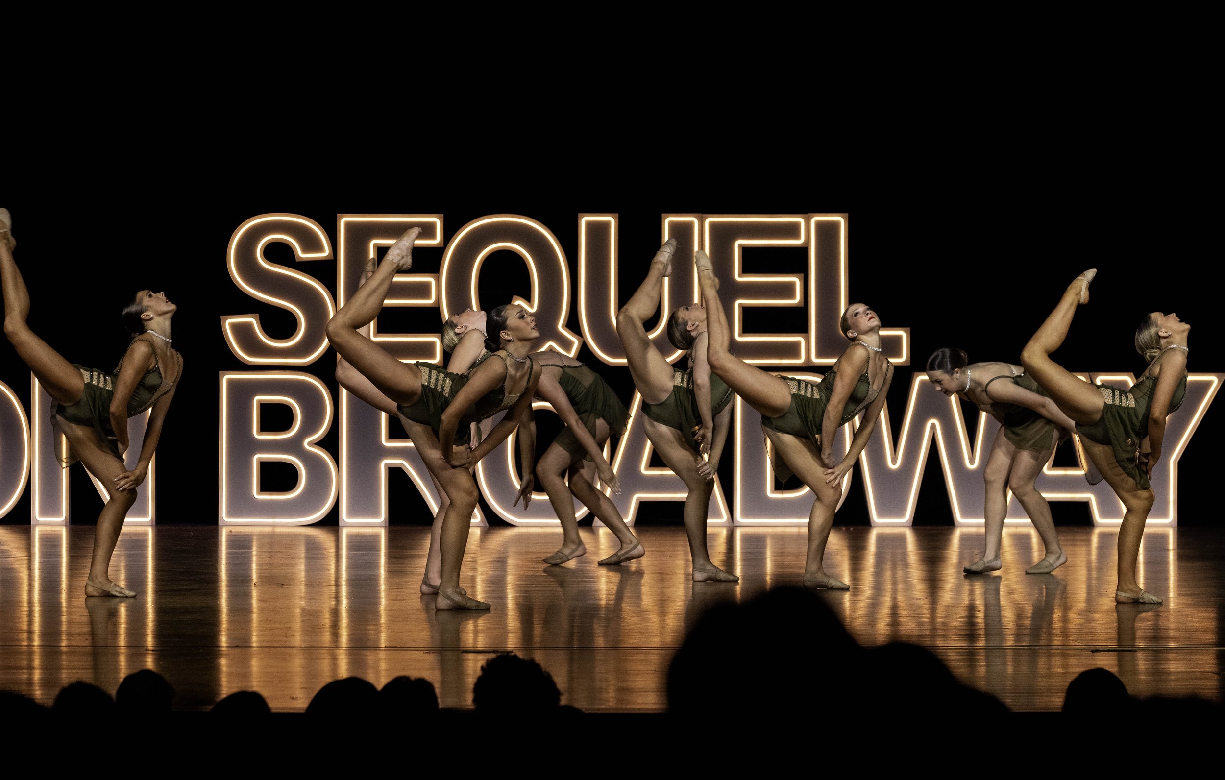 Sequel Dance Complex recital finale with full cast on stage in Collierville, TN