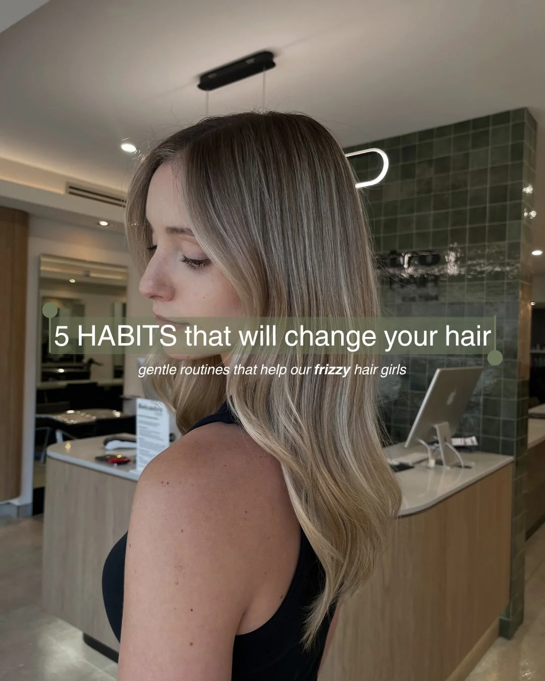 Do you experience frizziness?? 

Here are some tips &amp; tricks to help tame your frizzy hair ✨