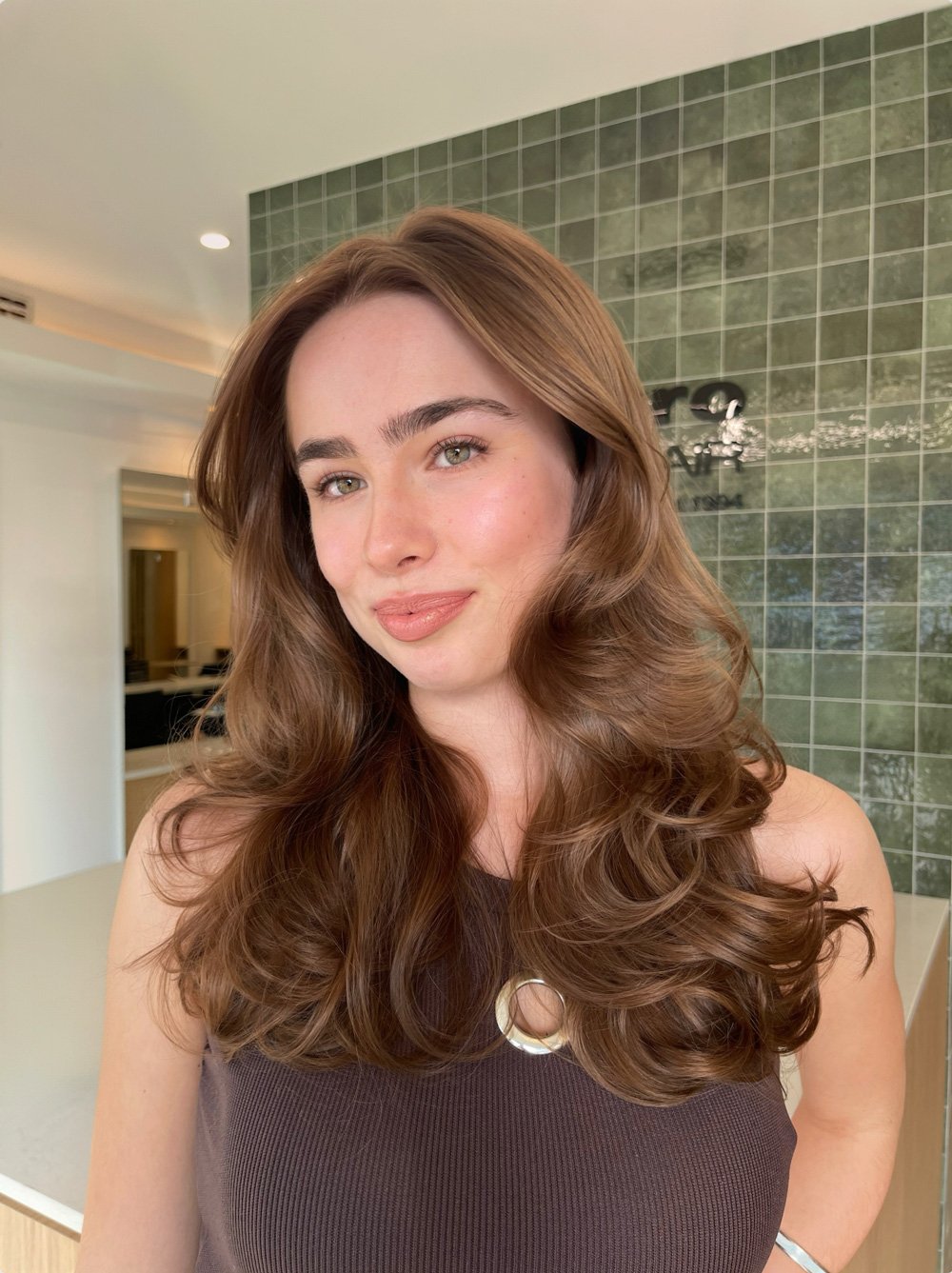 Blow dry customer