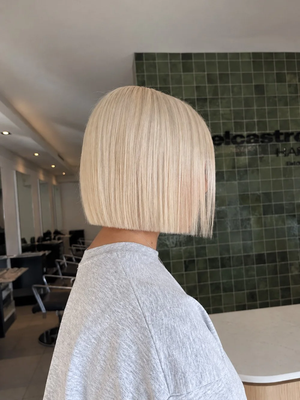 Blonde Customer Short