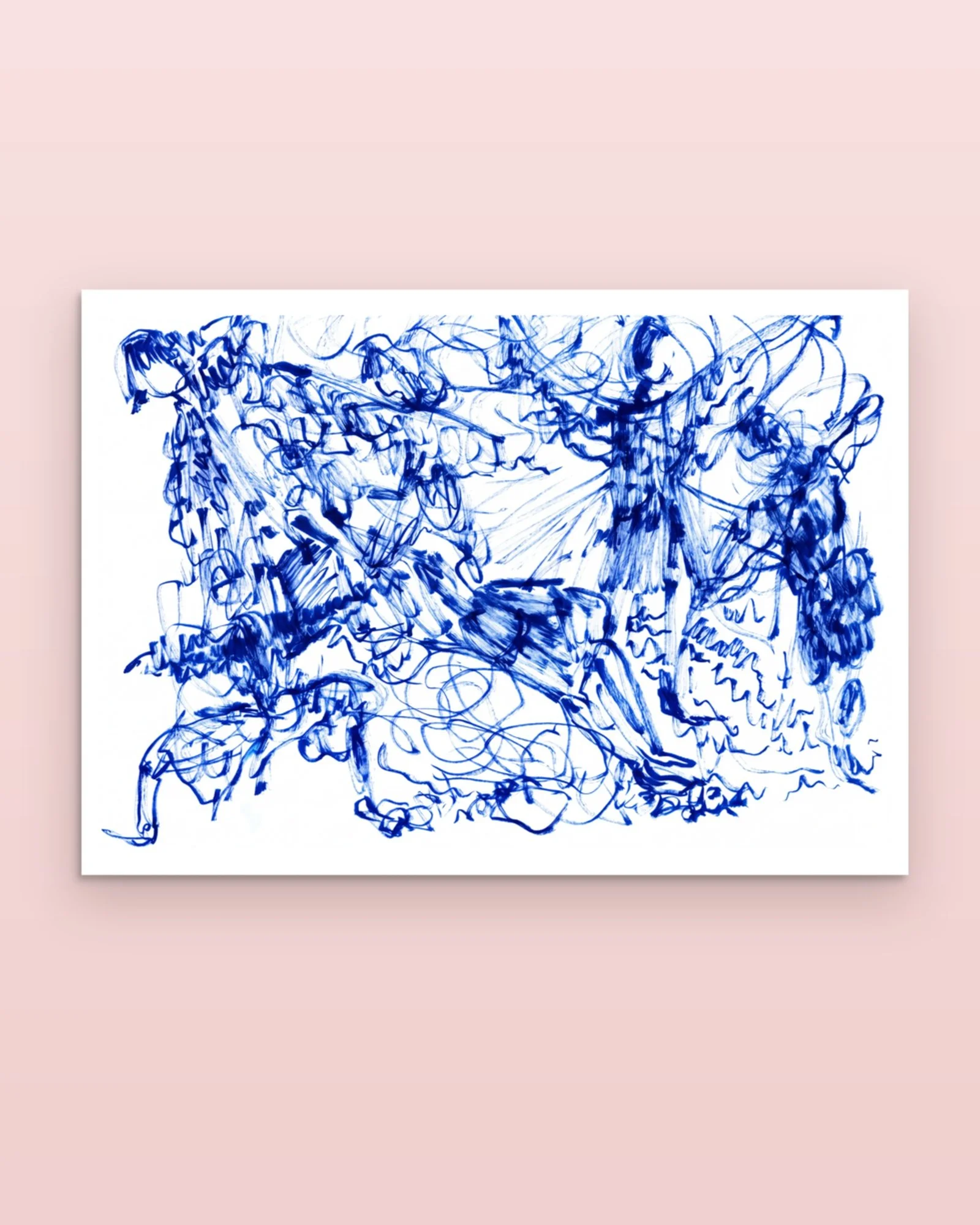 Birds or humans poster A3