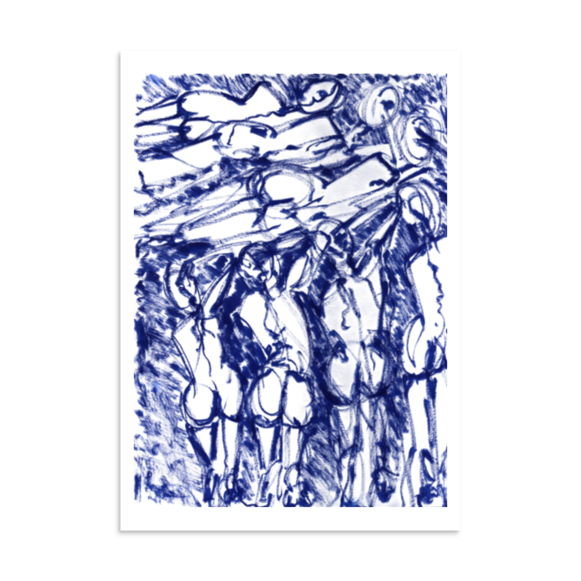 La plage poster A3
