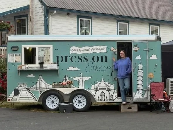 Founded by Olivia Long, Press On Espresso is a family-run mobile espresso business built around great drinks, genuine connection, and serving the communities we’re fortunate to be part of.