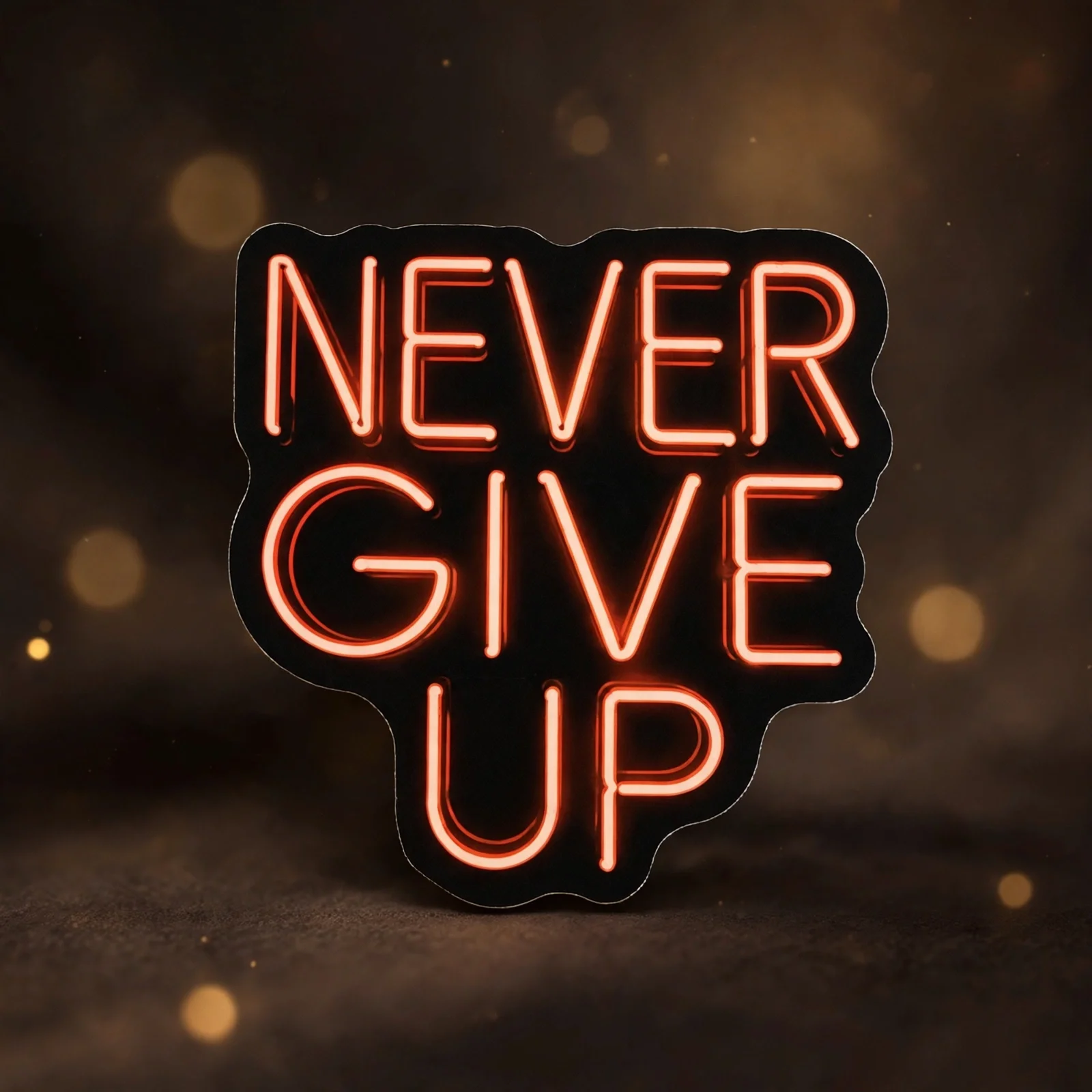 NEVER GIVE UP