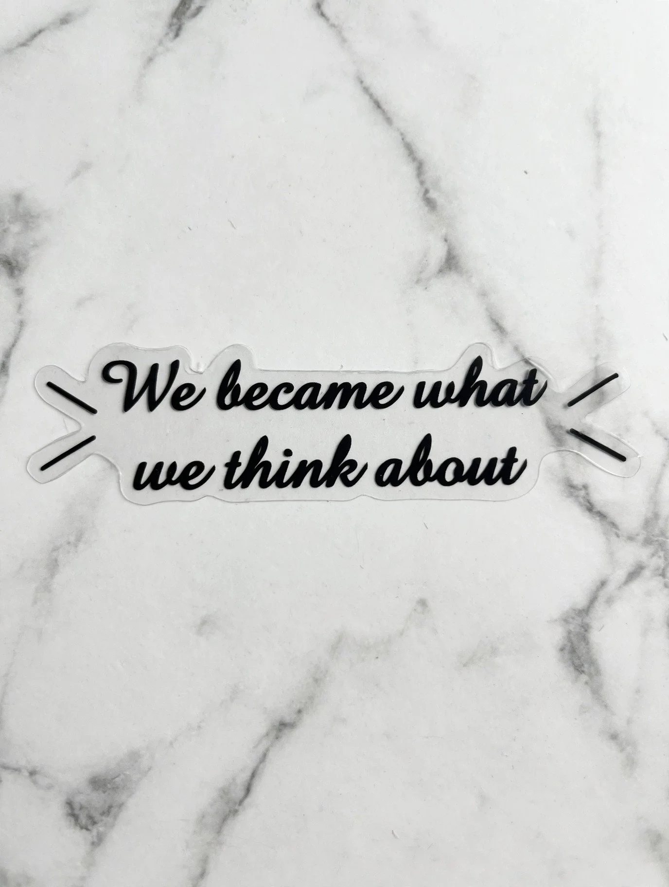 We Became What We Think About