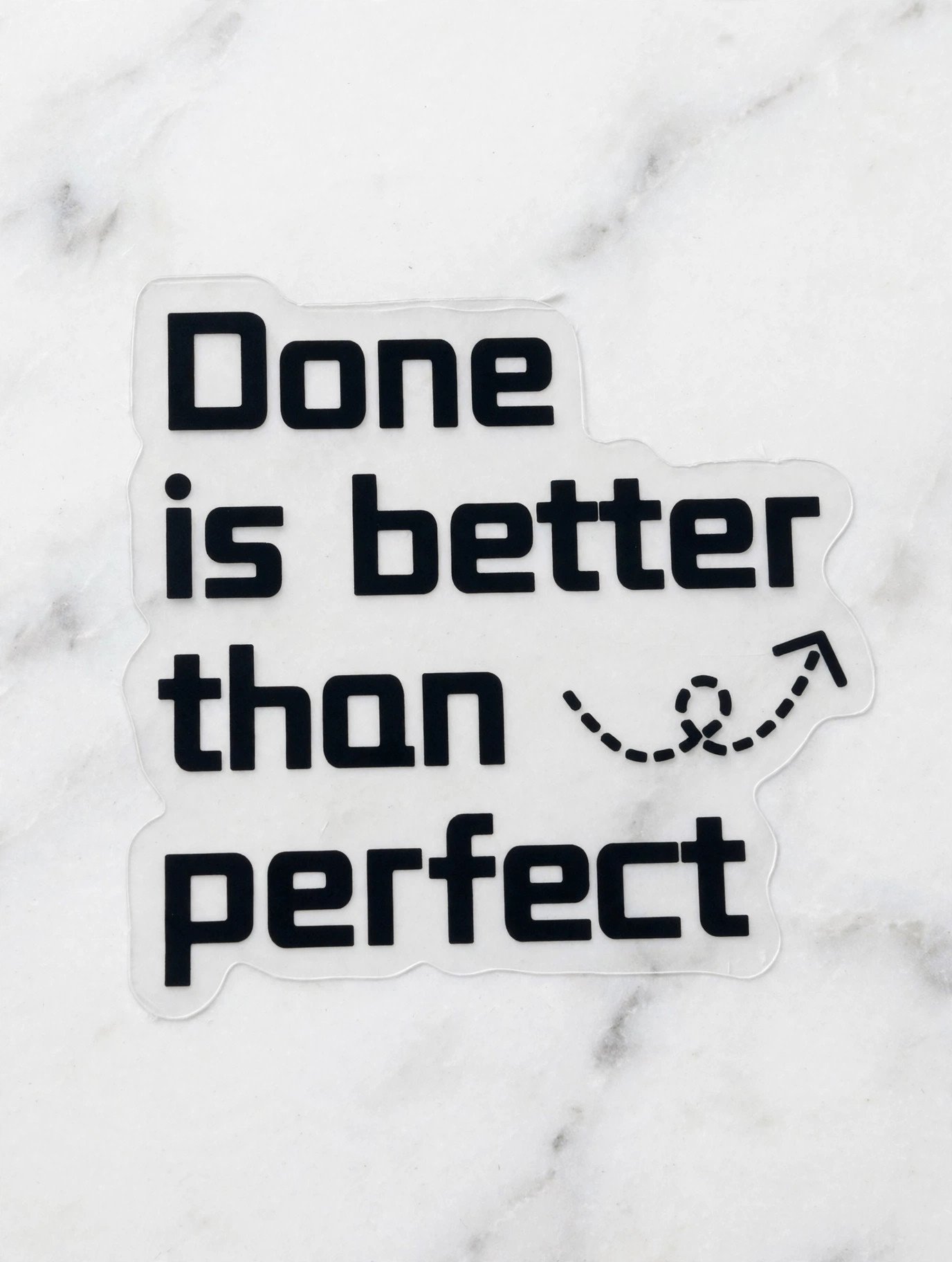 Done Is Better Than Perfect