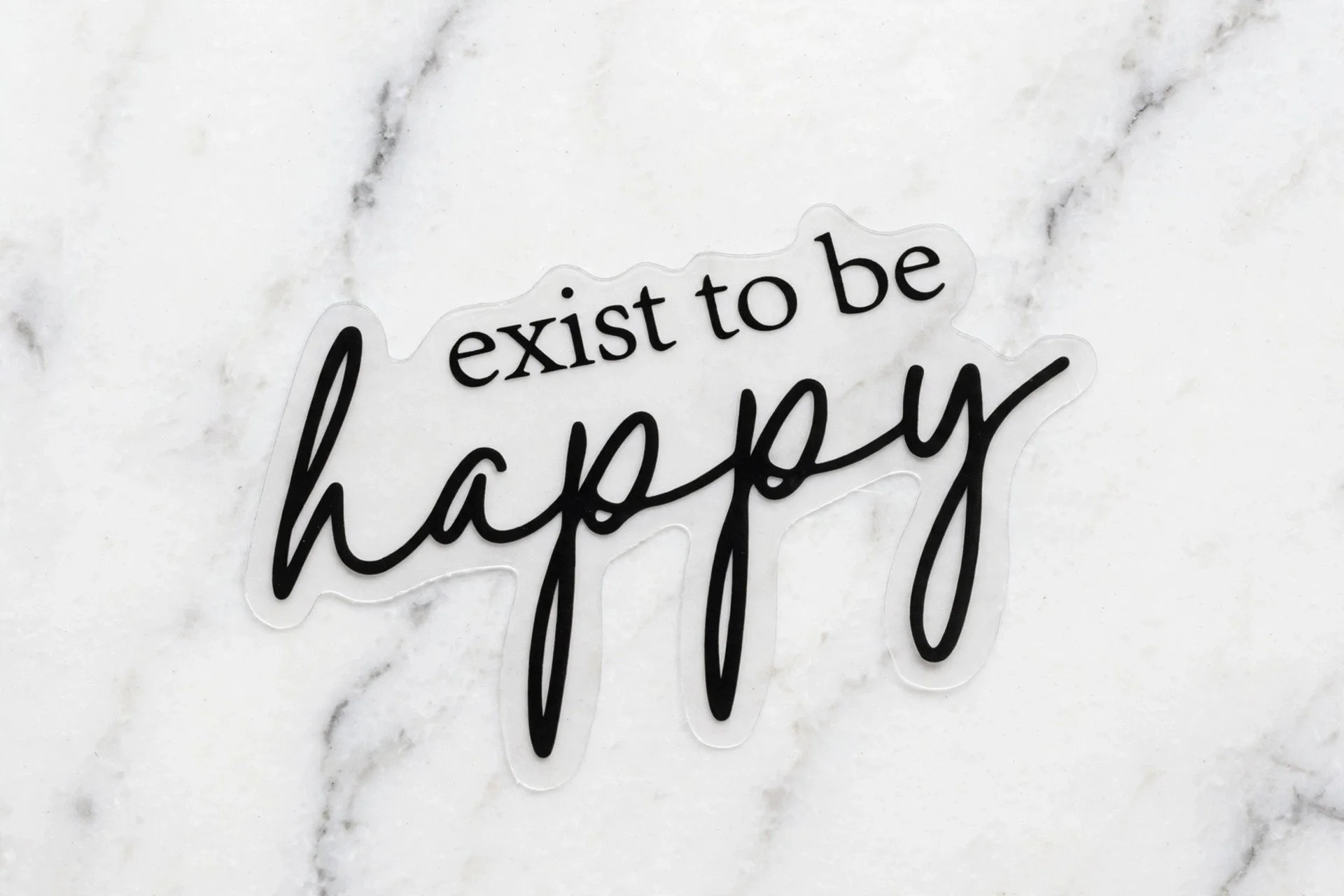 exist to be happy