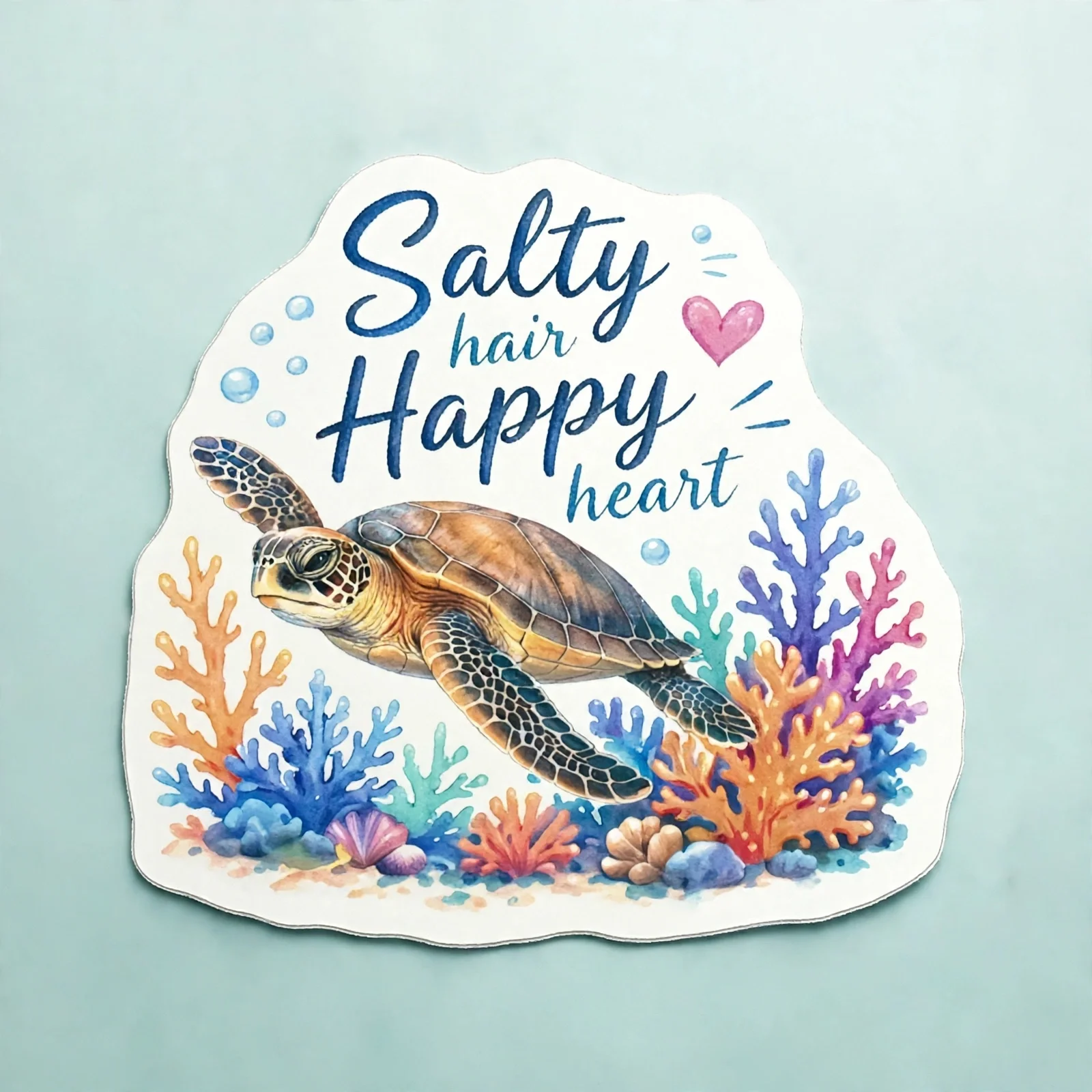 Salty hair Happy heart