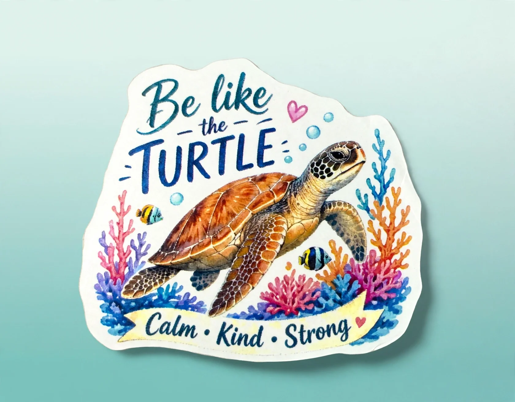Be like the TURTLE Calm Kind Strong