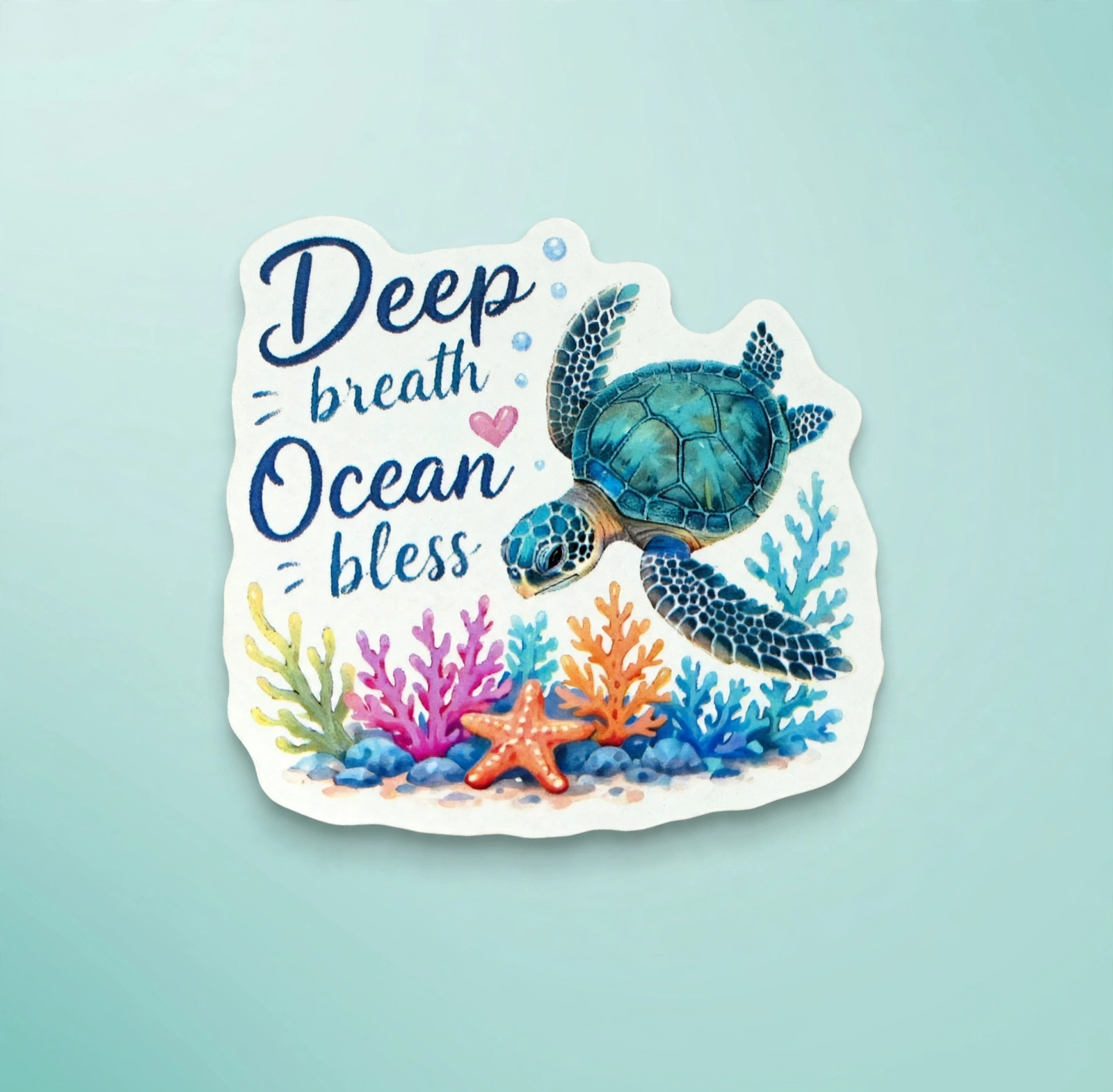 Deep breath Ocean bless