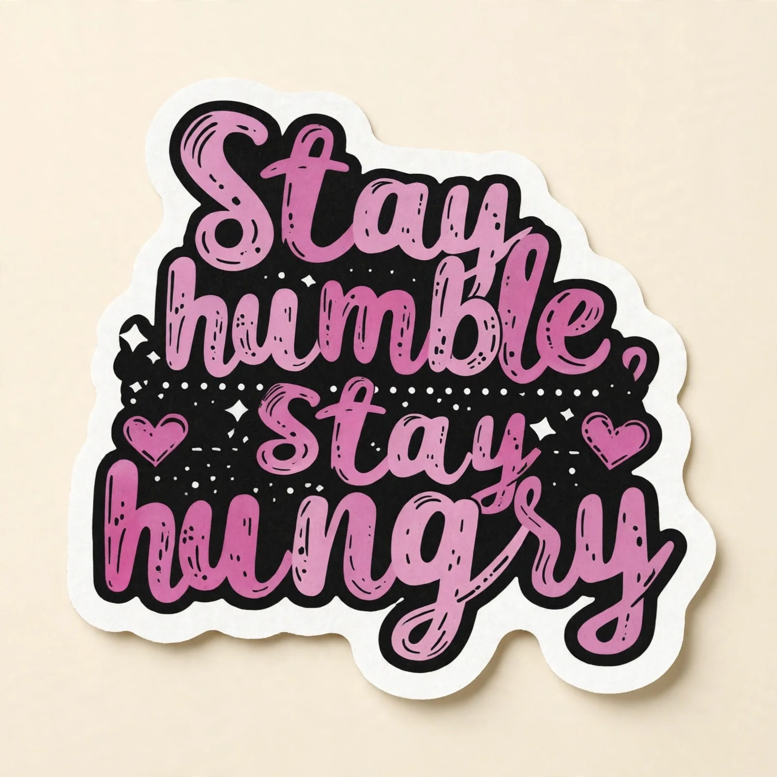 Stay humble Stay hungry